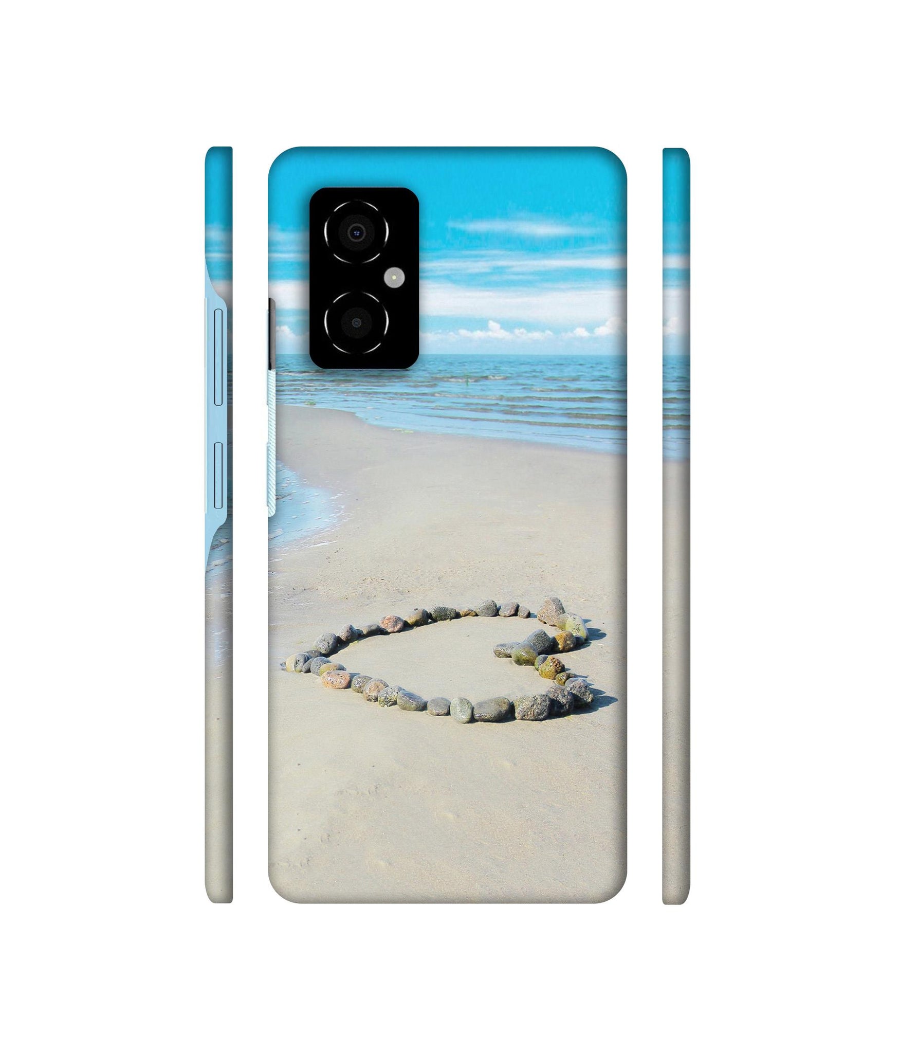 Stone Love Designer Hard Back Cover for Poco M4 5G