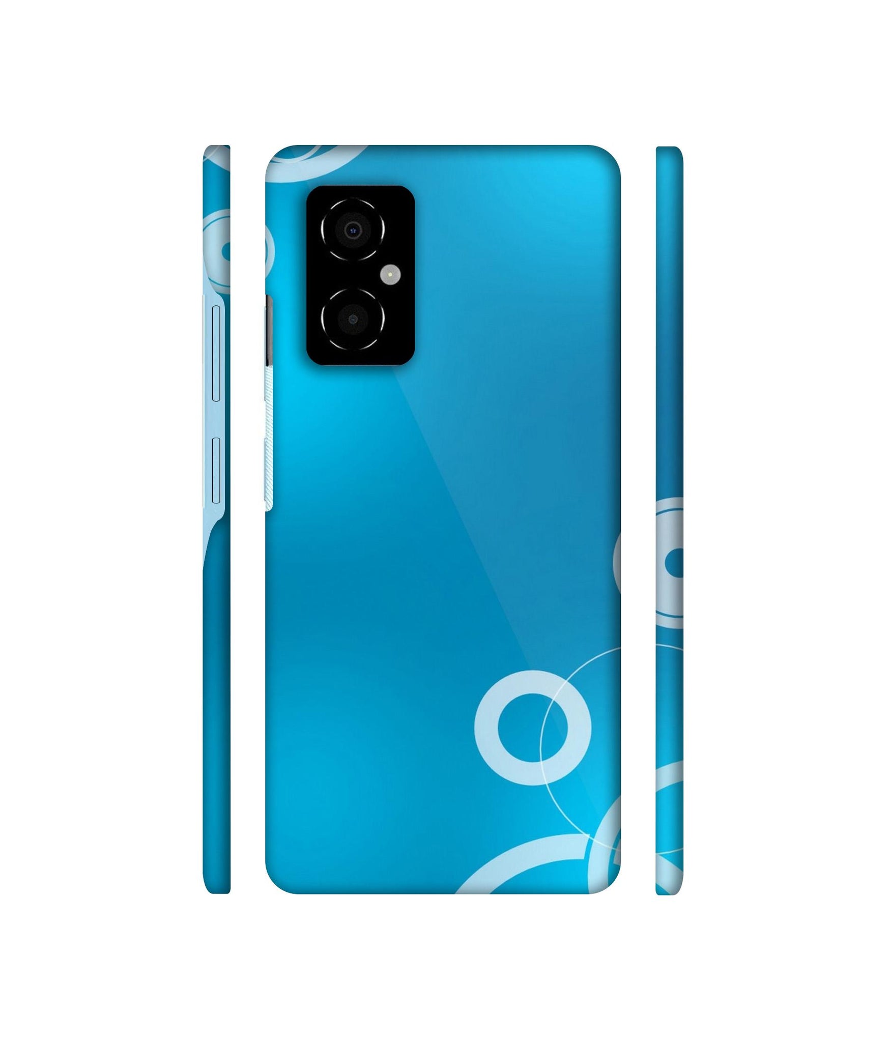 Circle Background Designer Hard Back Cover for Poco M4 5G