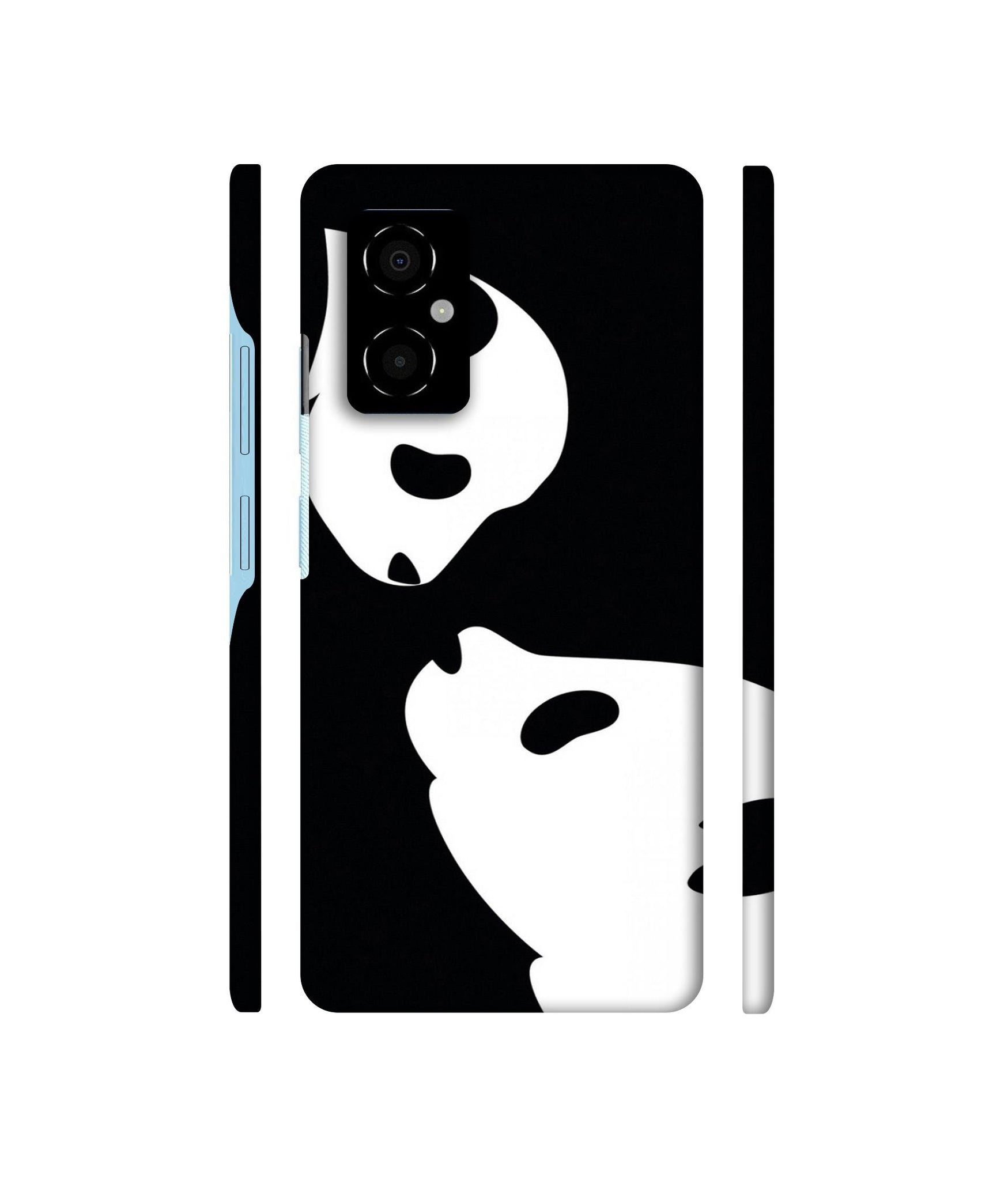 Panda Drawing Designer Hard Back Cover for Poco M4 5G