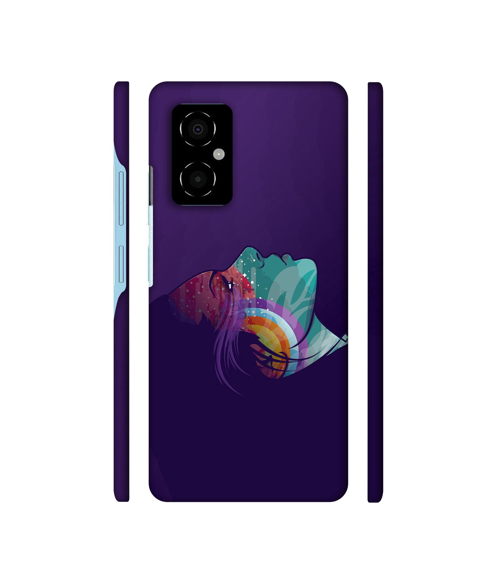 Vector Girl Designer Hard Back Cover for Poco M4 5G