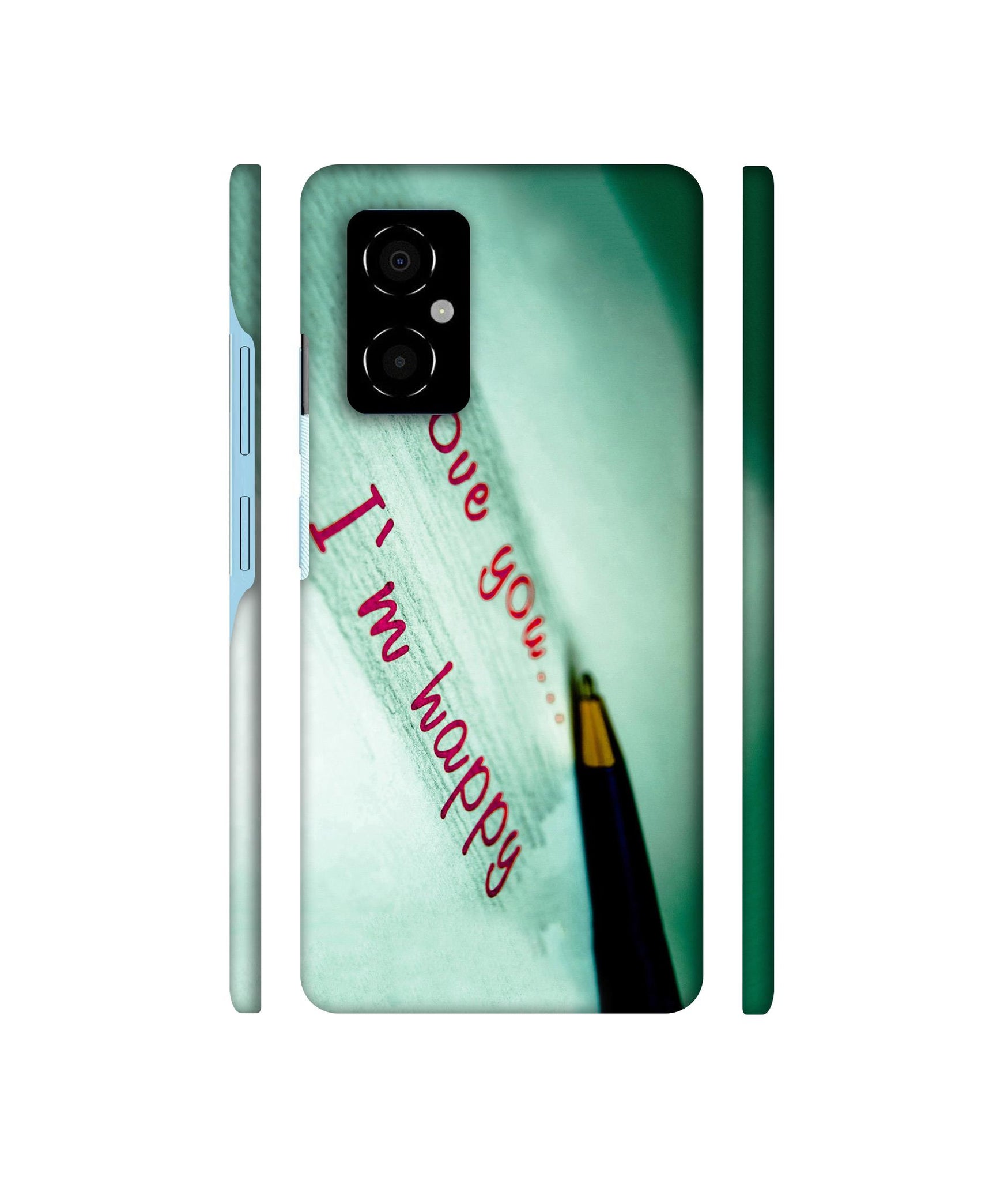 Love Quote Designer Hard Back Cover for Poco M4 5G