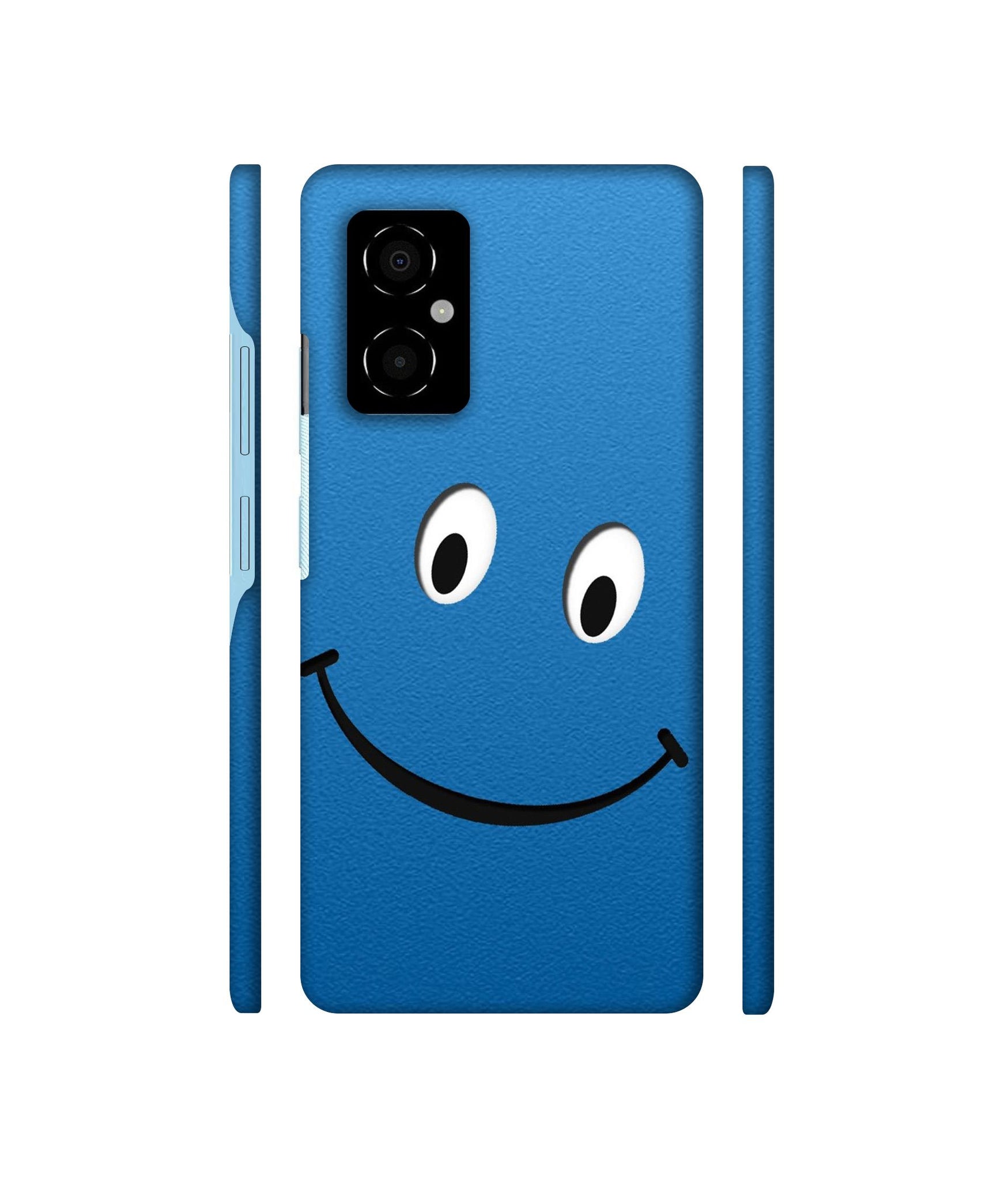 Smile Face Designer Hard Back Cover for Poco M4 5G