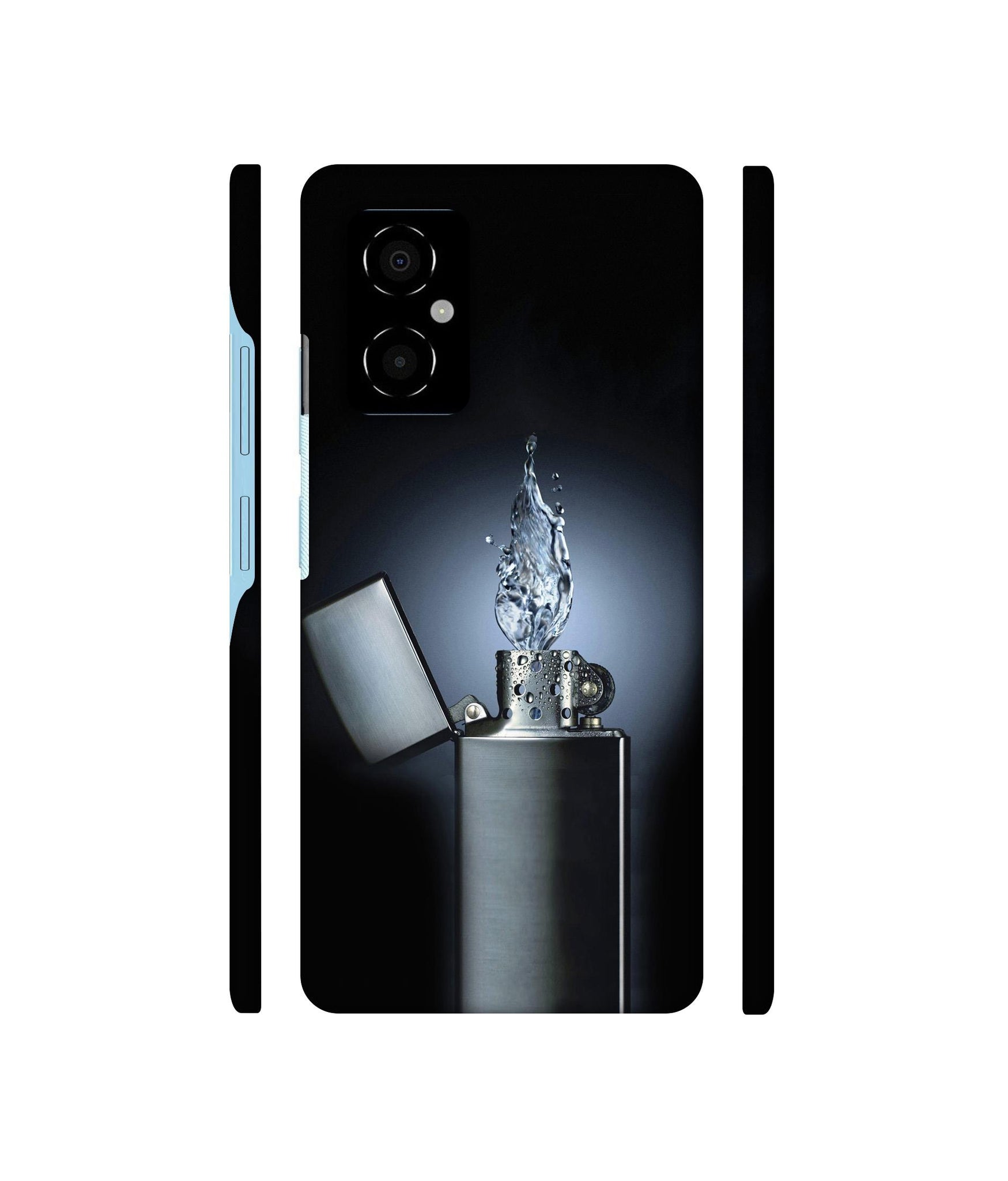 Water Lighter Designer Hard Back Cover for Poco M4 5G