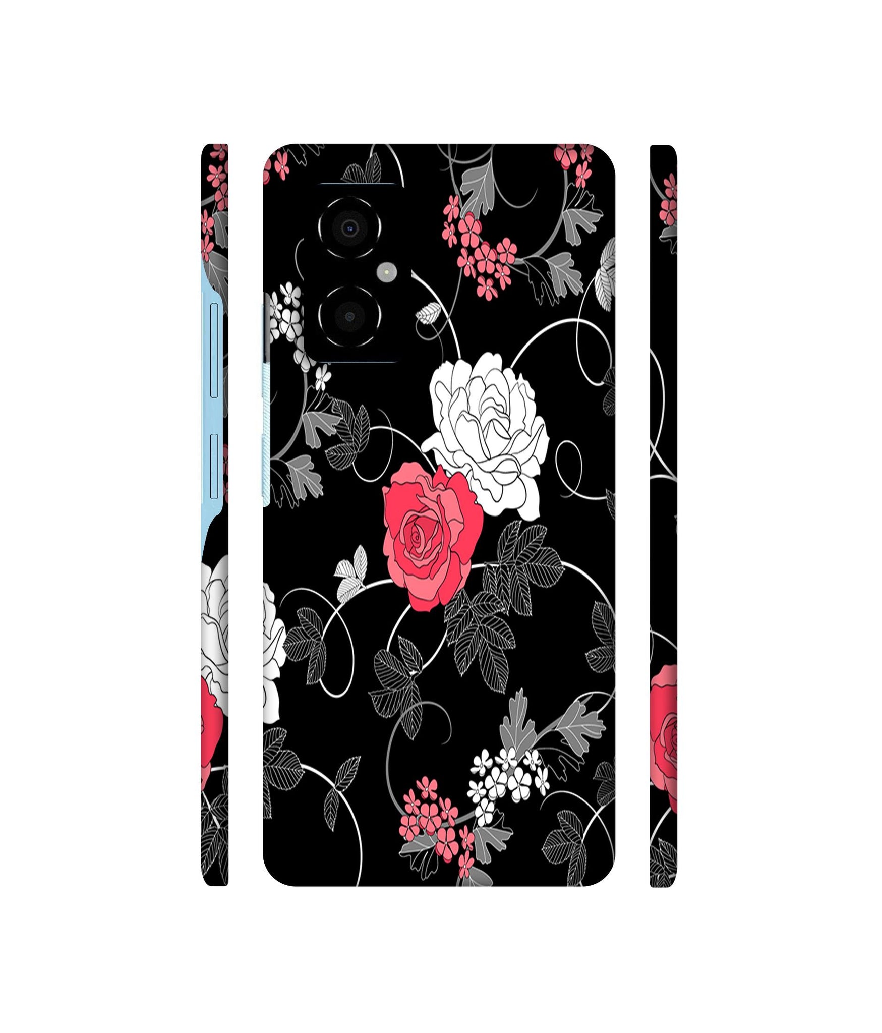 Roses Designer Hard Back Cover for Poco M4 5G