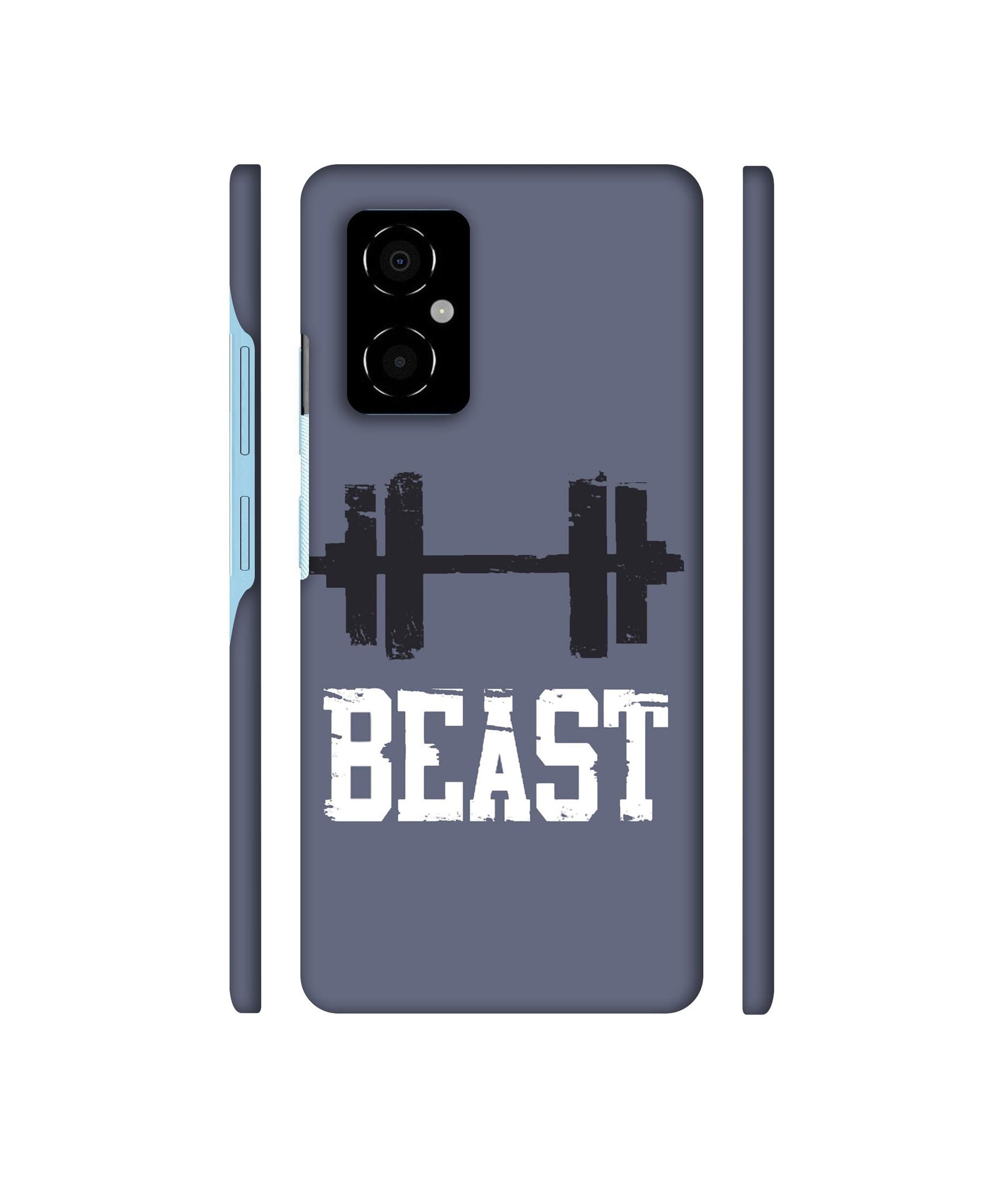 Beast Gym Designer Hard Back Cover for Poco M4 5G