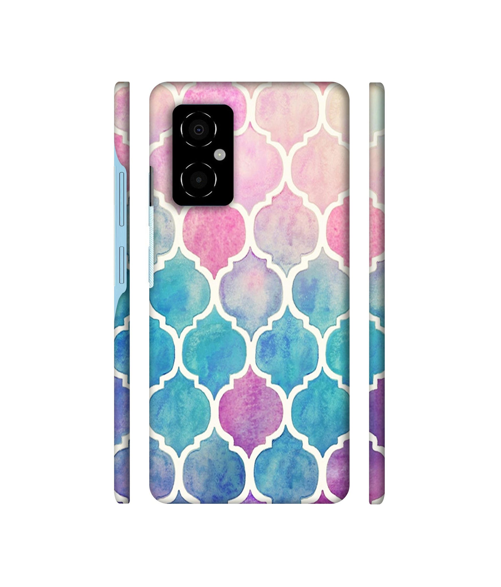 Patterns Art Designer Hard Back Cover for Poco M4 5G