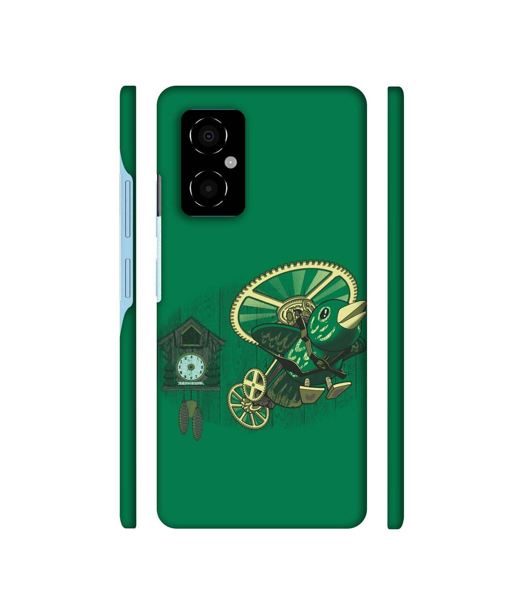 Clock Bird Designer Hard Back Cover for Poco M4 5G