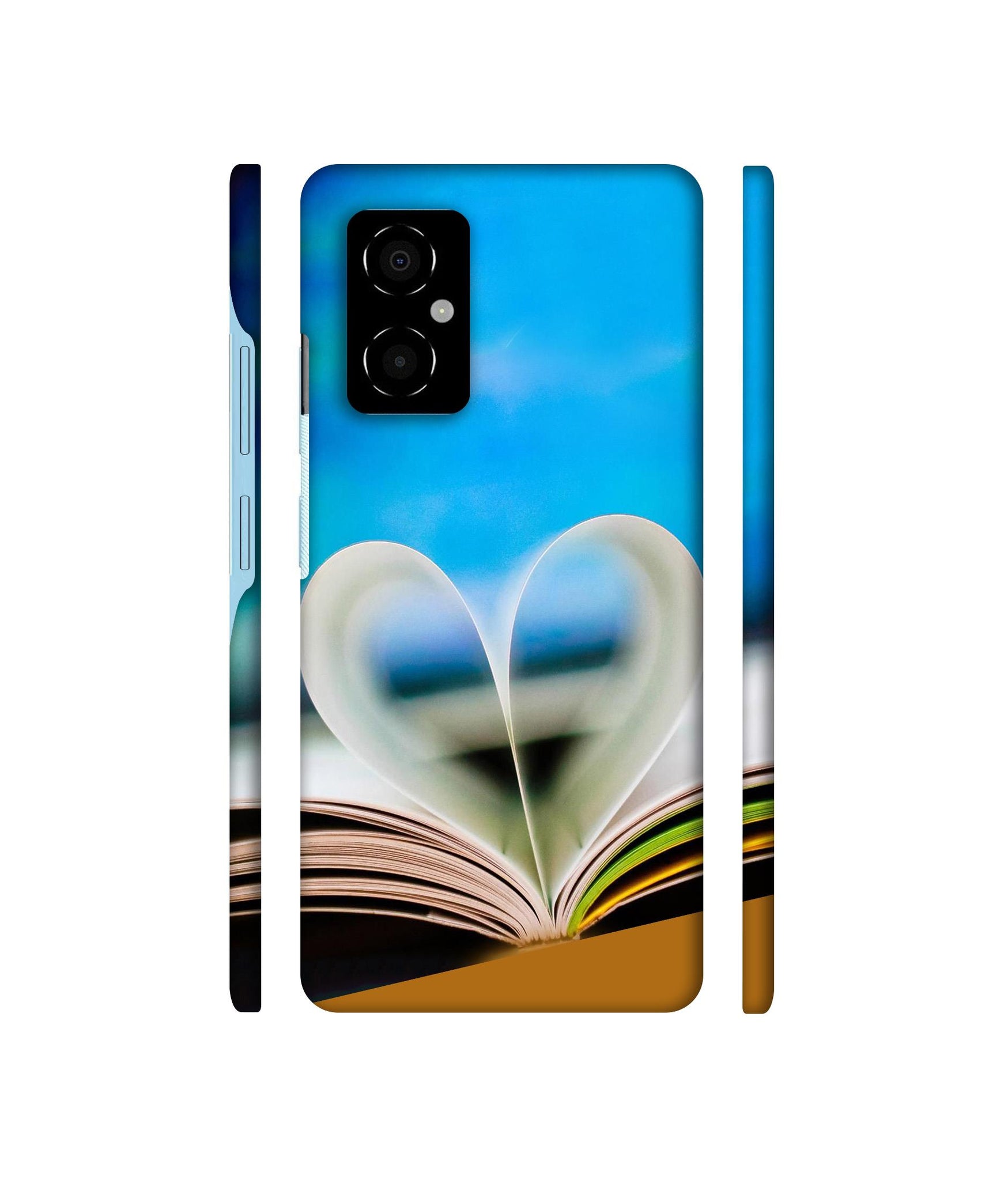 Love Book Designer Hard Back Cover for Poco M4 5G