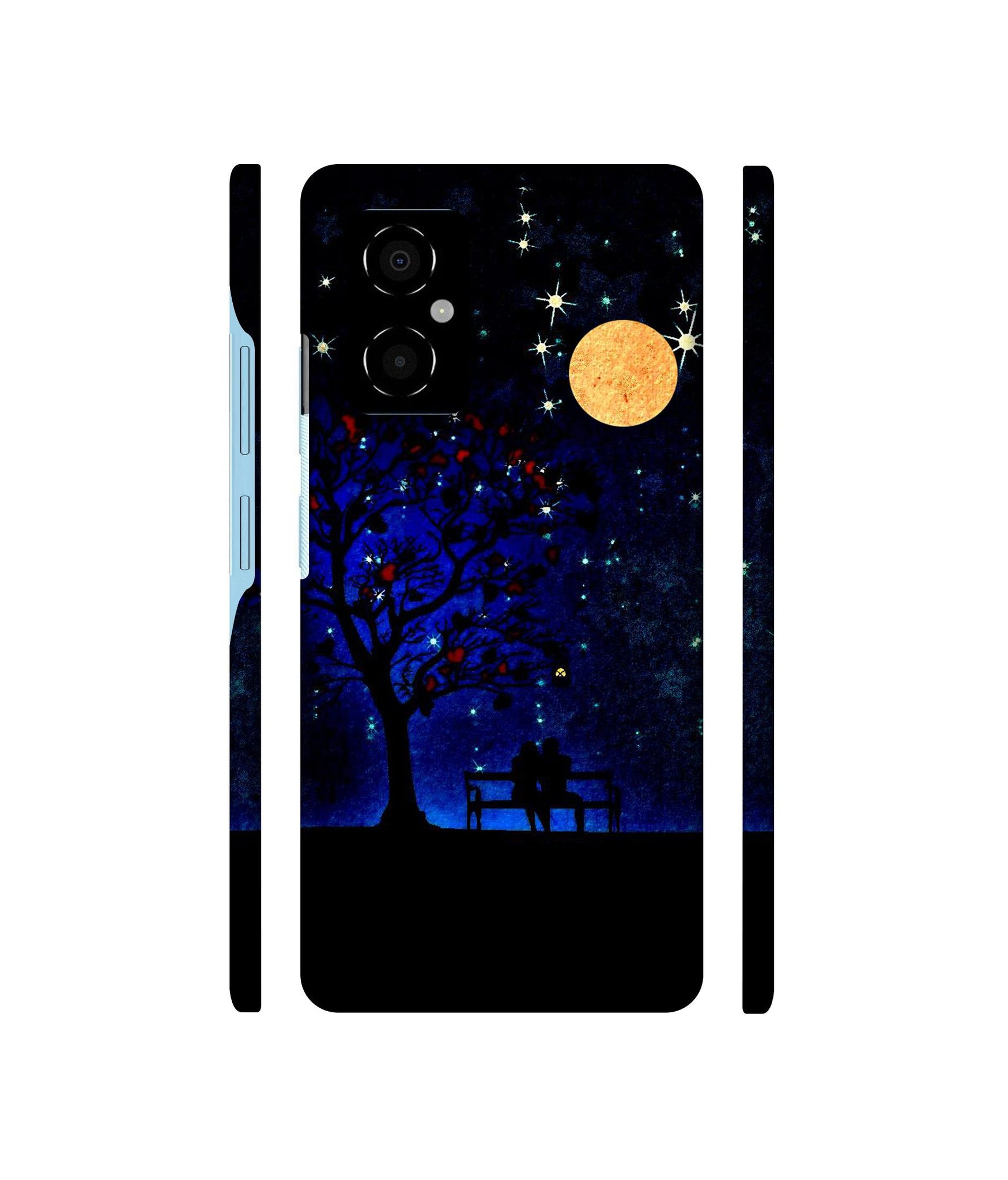 Blue Sky Designer Hard Back Cover for Poco M4 5G