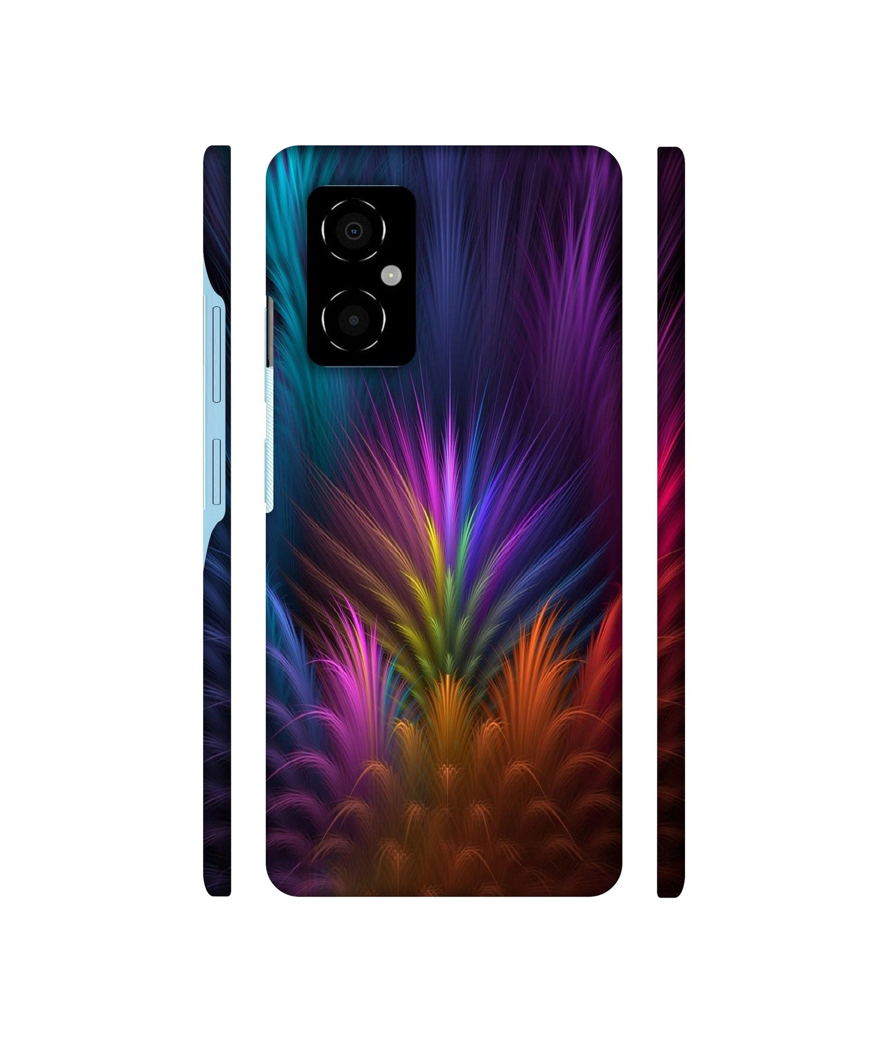 Multicoloured Designer Hard Back Cover for Poco M4 5G