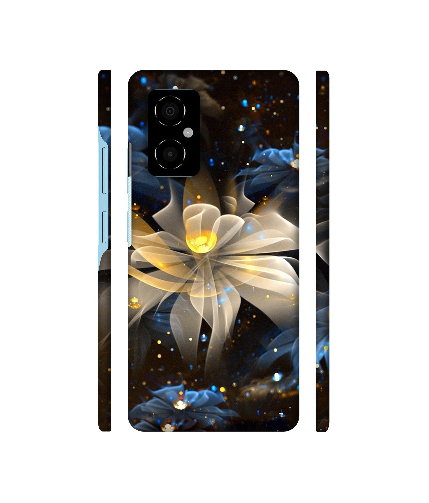 Art Flower Designer Hard Back Cover for Poco M4 5G