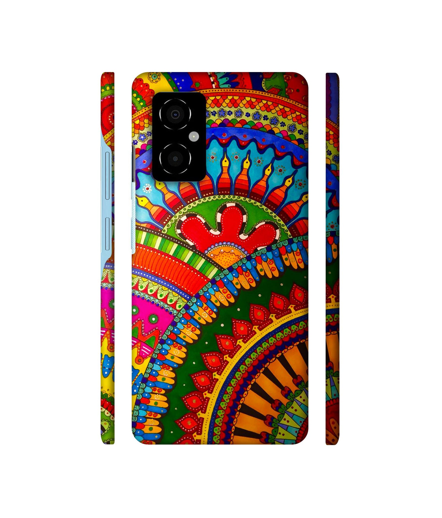 Rajasthani Rangoli Art Designer Hard Back Cover for Poco M4 5G