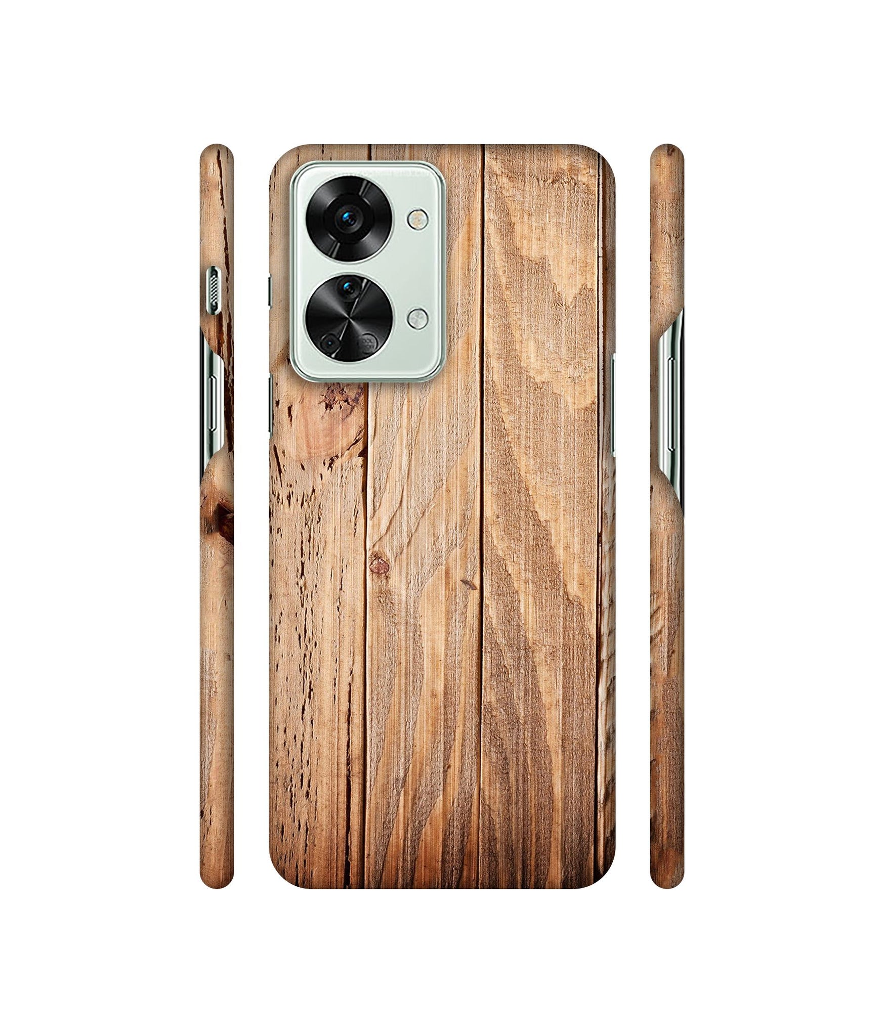 Wooden Texture Designer Hard Back Cover for OnePlus Nord 2T 5G