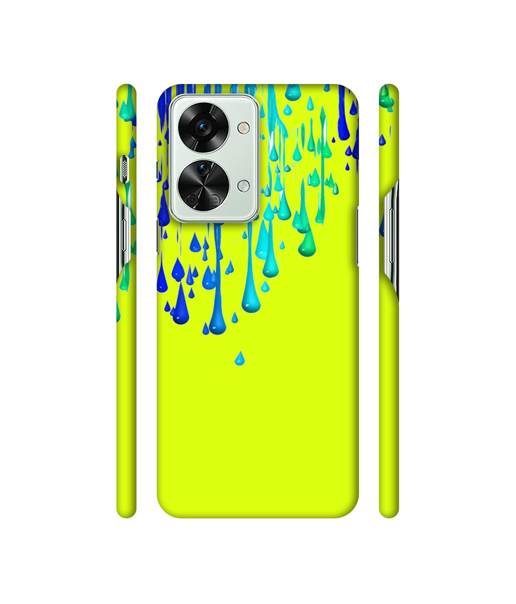 Neon Paint Designer Hard Back Cover for OnePlus Nord 2T 5G