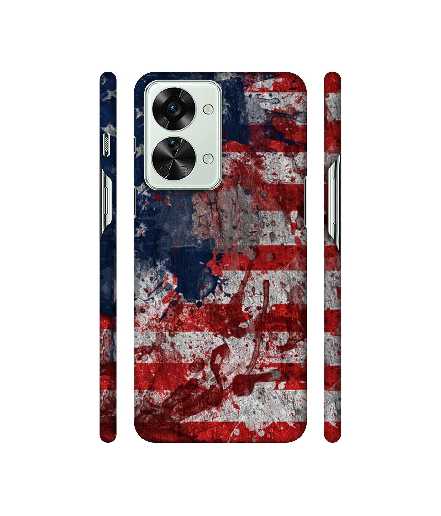 Painting American Designer Hard Back Cover for OnePlus Nord 2T 5G