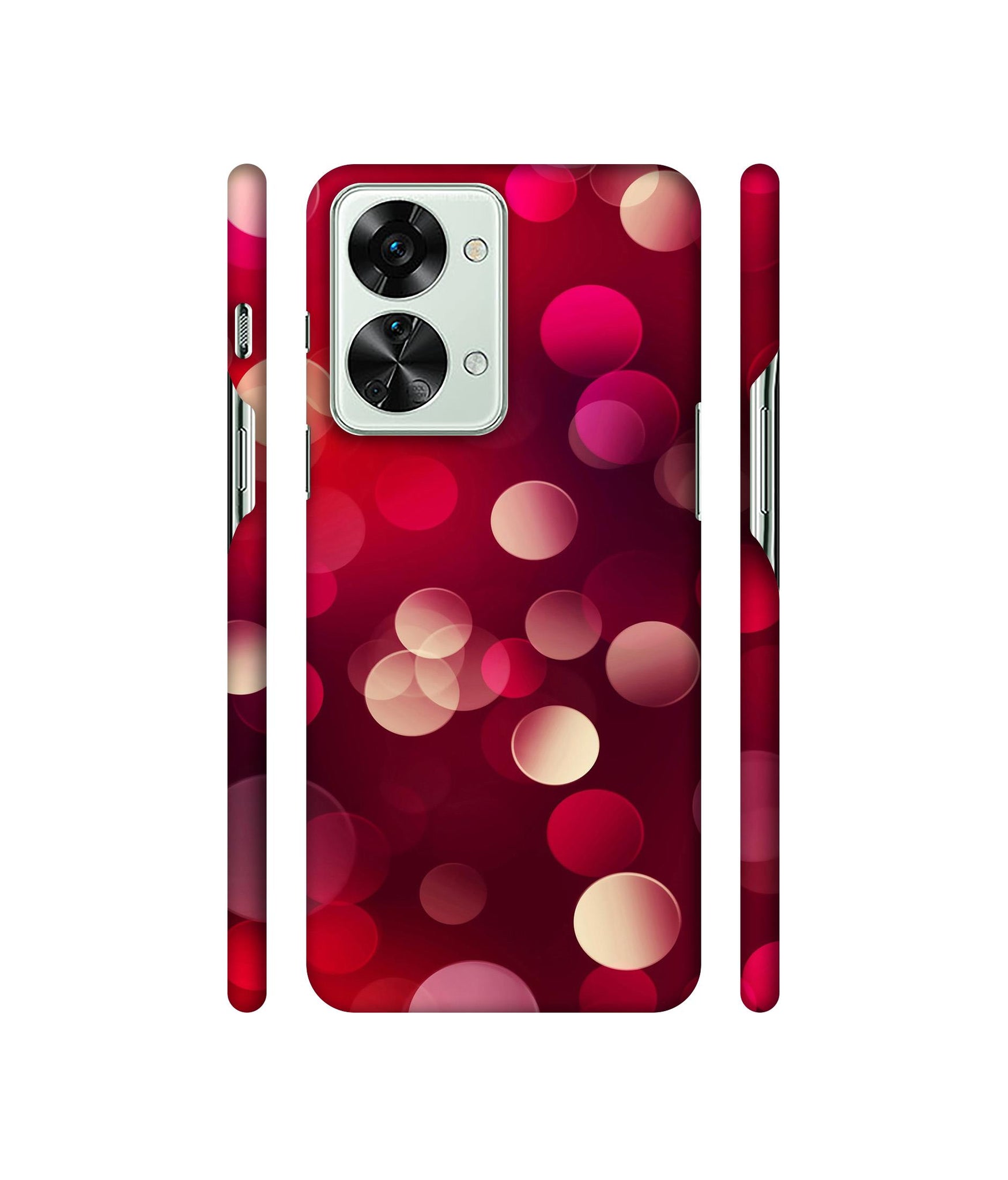 3D Circles Designer Hard Back Cover for OnePlus Nord 2T 5G