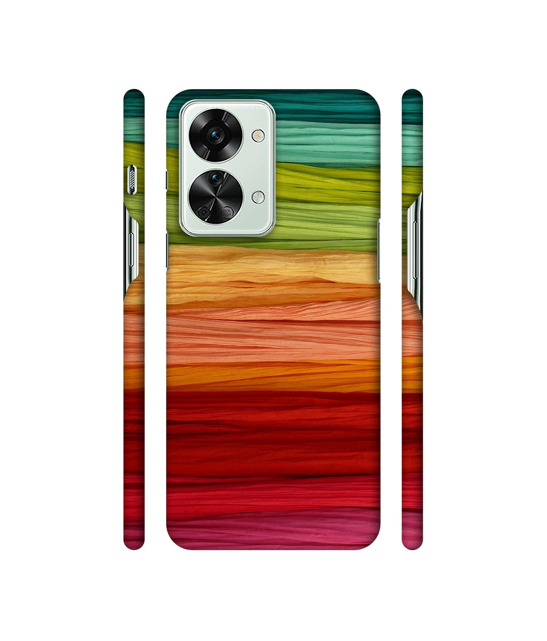 Colorful Thread Designer Hard Back Cover for OnePlus Nord 2T 5G