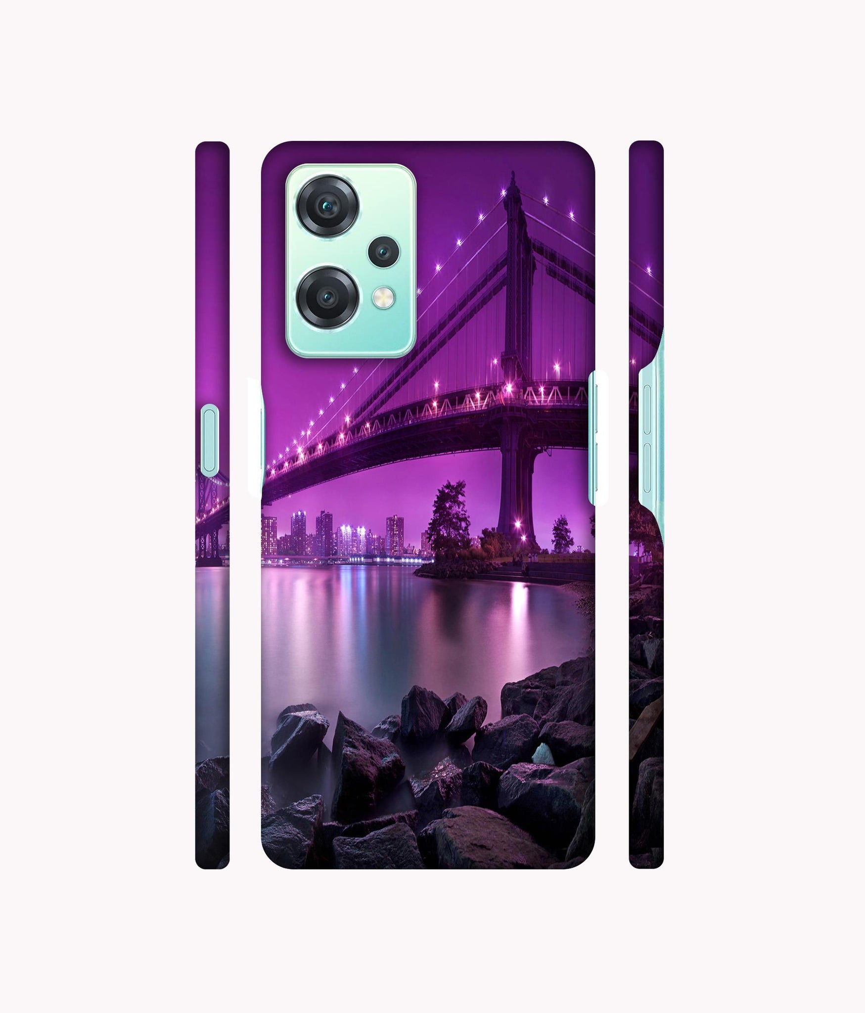 Manhattan Bridge Designer Hard Back Cover for Oneplus Nord CE 2 Lite 5G
