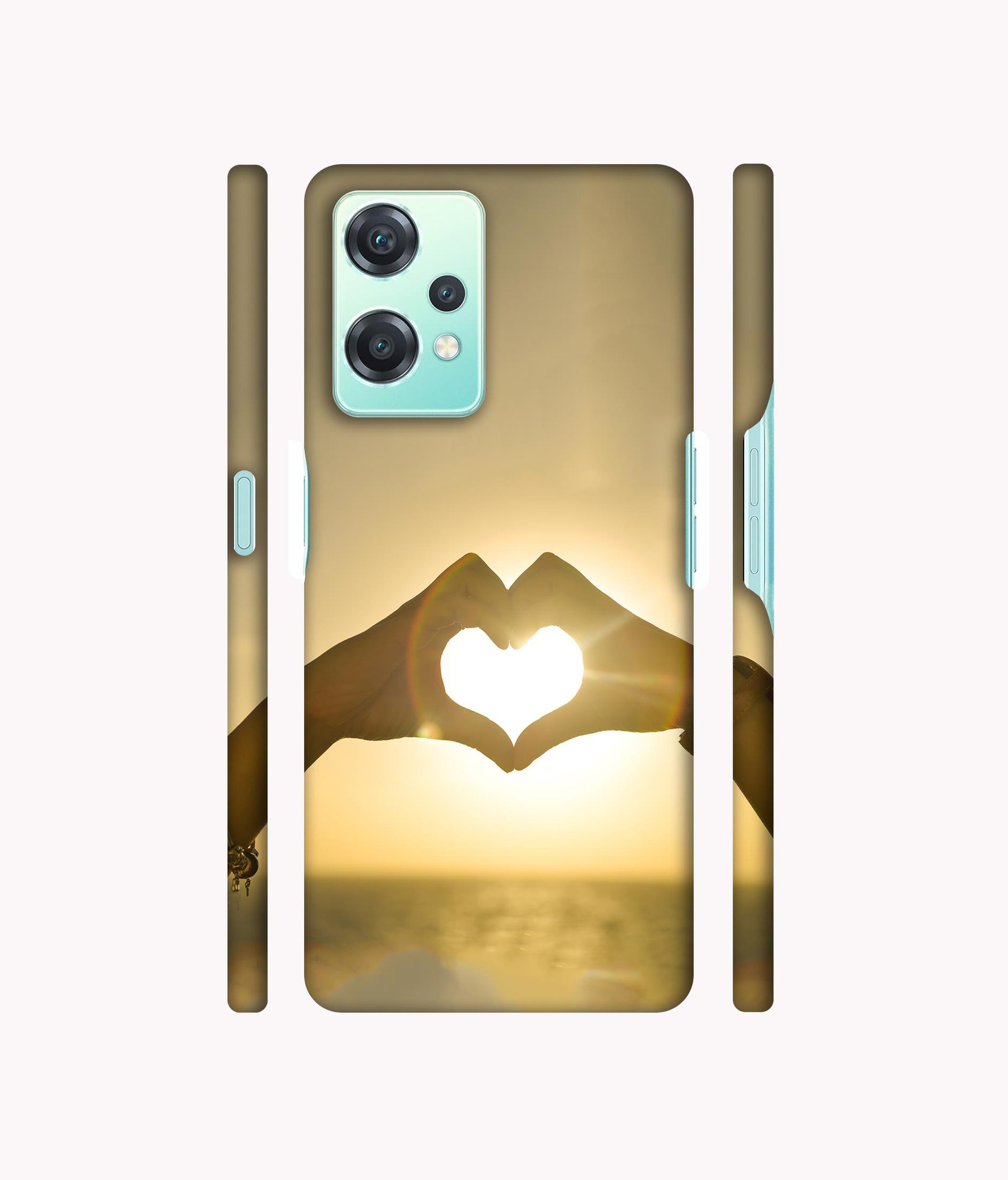 Heart in Hand Shape Designer Hard Back Cover for Oneplus Nord CE 2 Lite 5G
