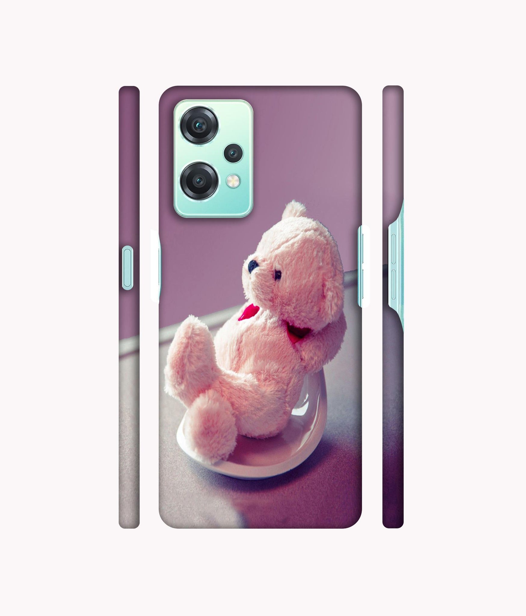 Cute Teddy Bear Designer Hard Back Cover for Oneplus Nord CE 2 Lite 5G