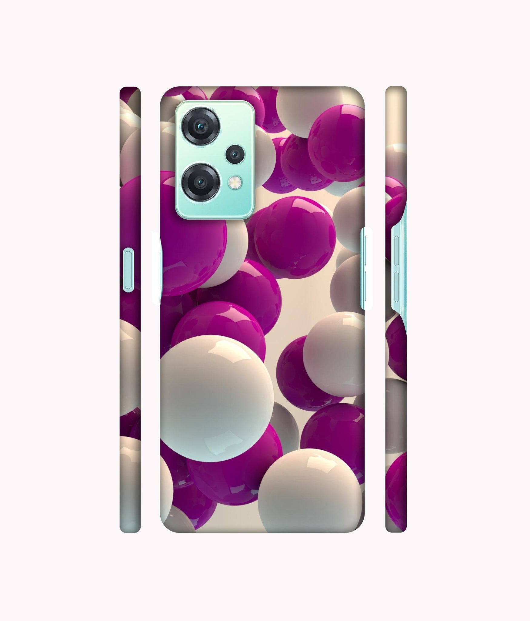 3D Balloons Designer Hard Back Cover for Oneplus Nord CE 2 Lite 5G