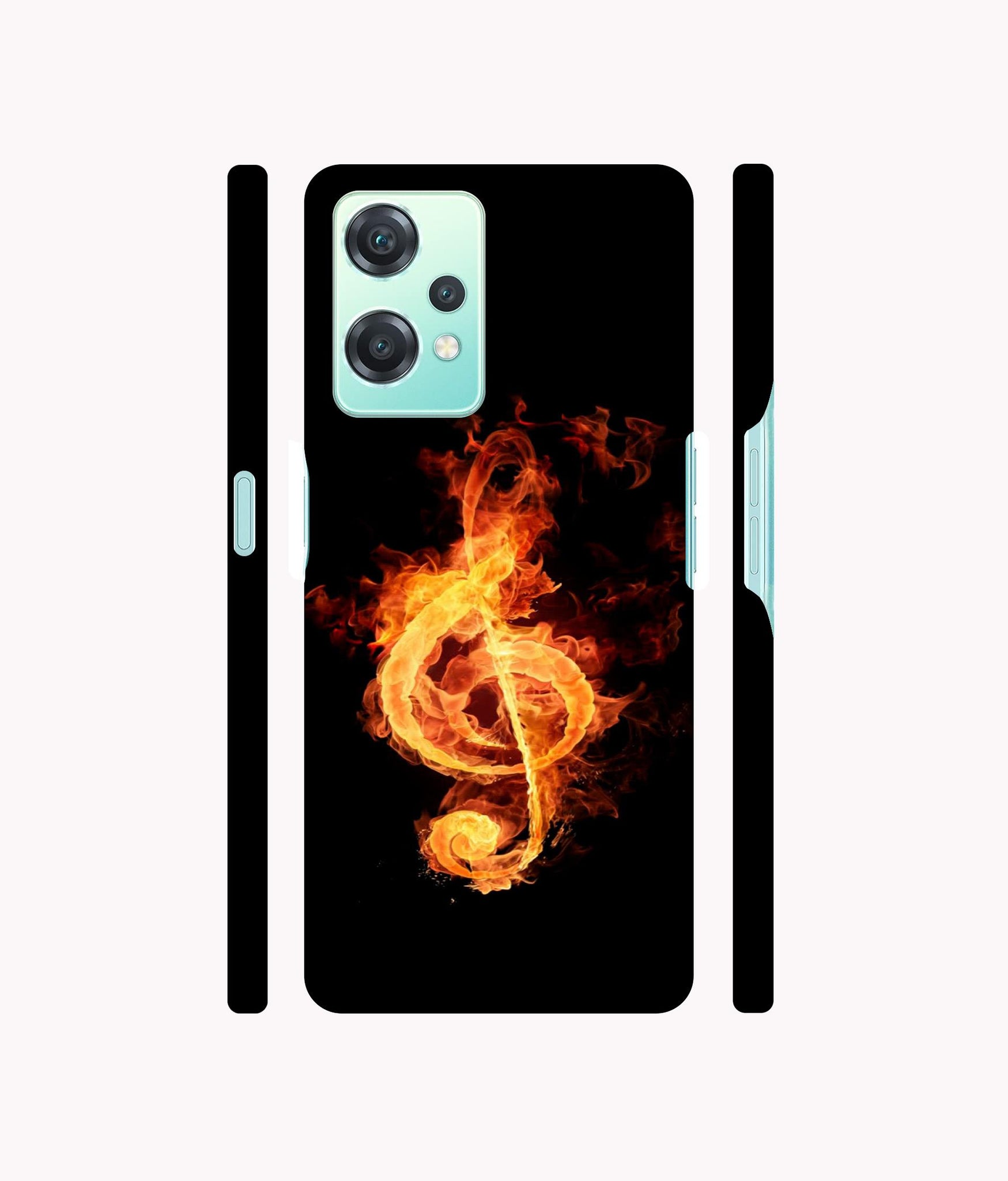 Fire Note Designer Hard Back Cover for Oneplus Nord CE 2 Lite 5G