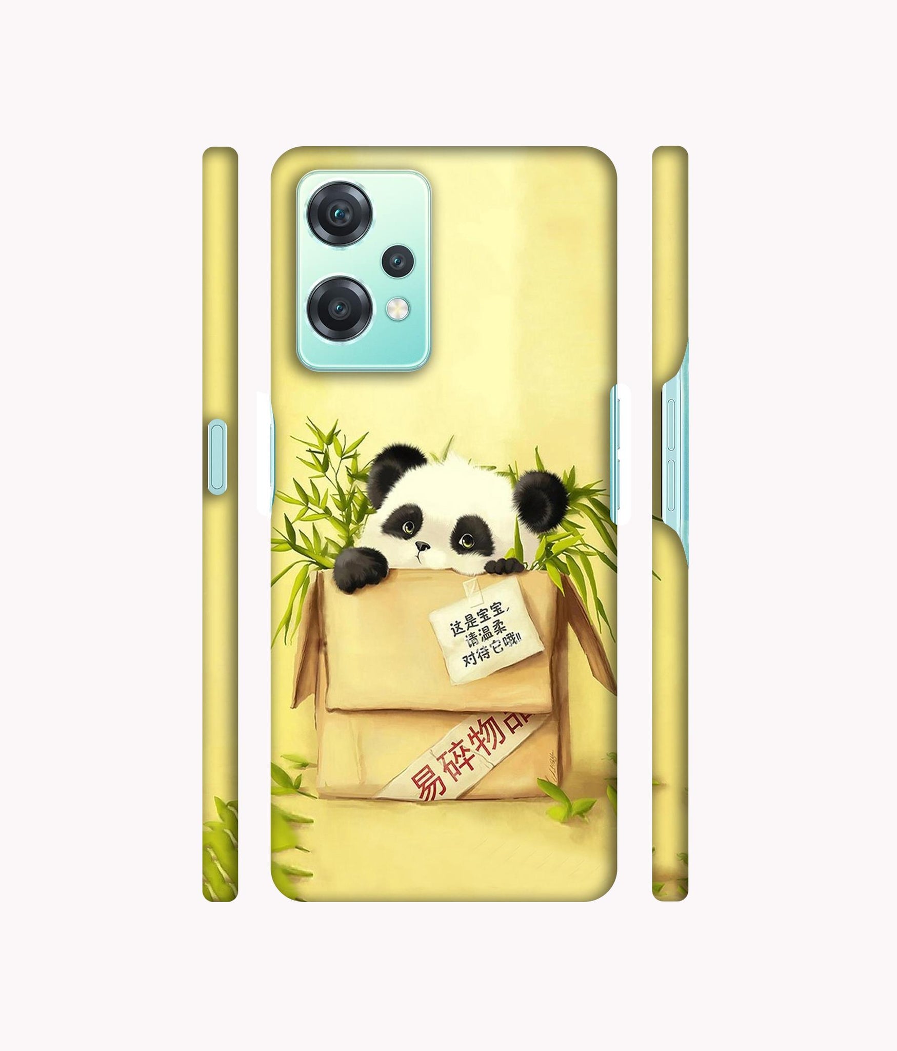 Panda In Box Designer Hard Back Cover for Oneplus Nord CE 2 Lite 5G