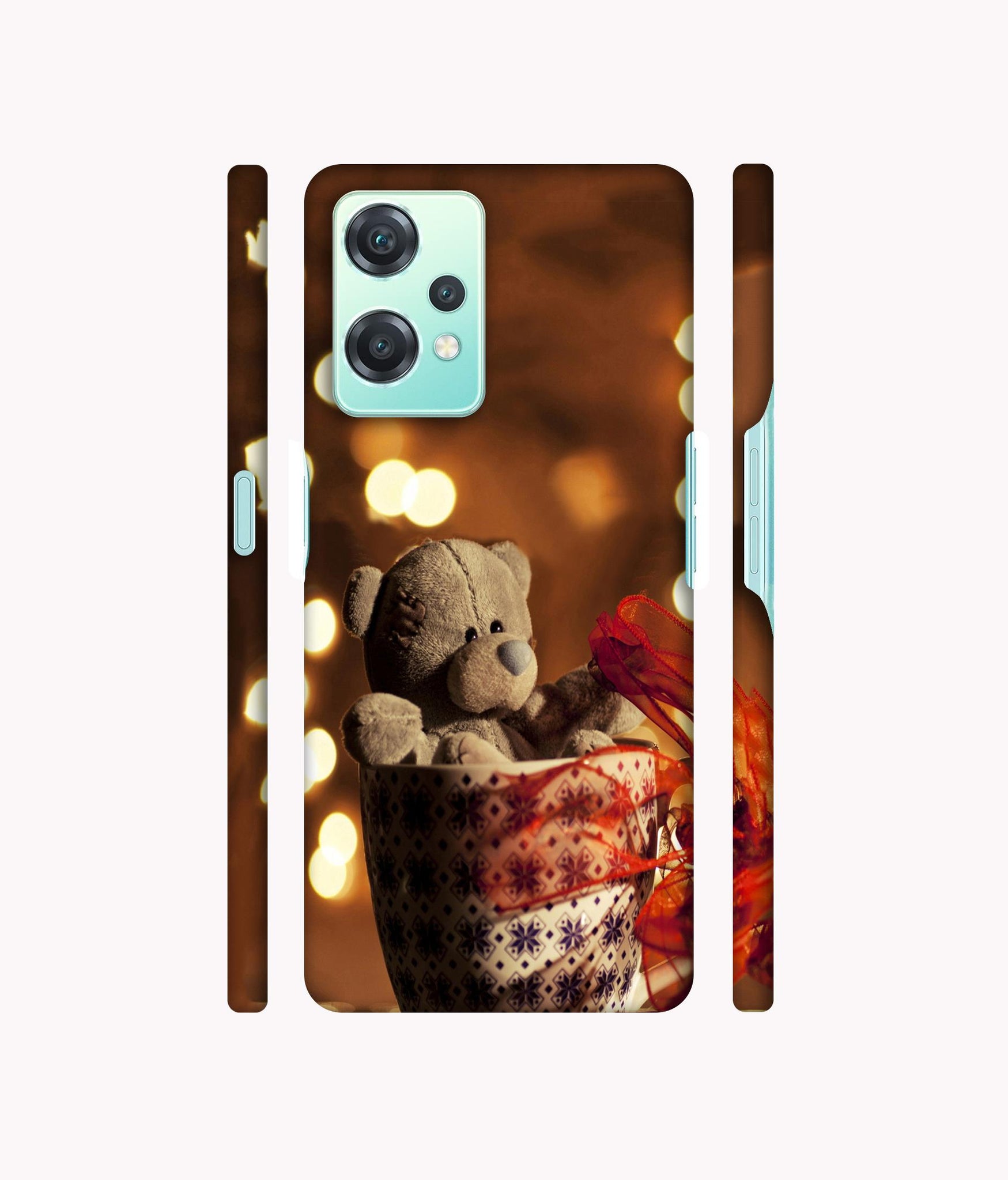 Teddy In Cup Designer Hard Back Cover for Oneplus Nord CE 2 Lite 5G