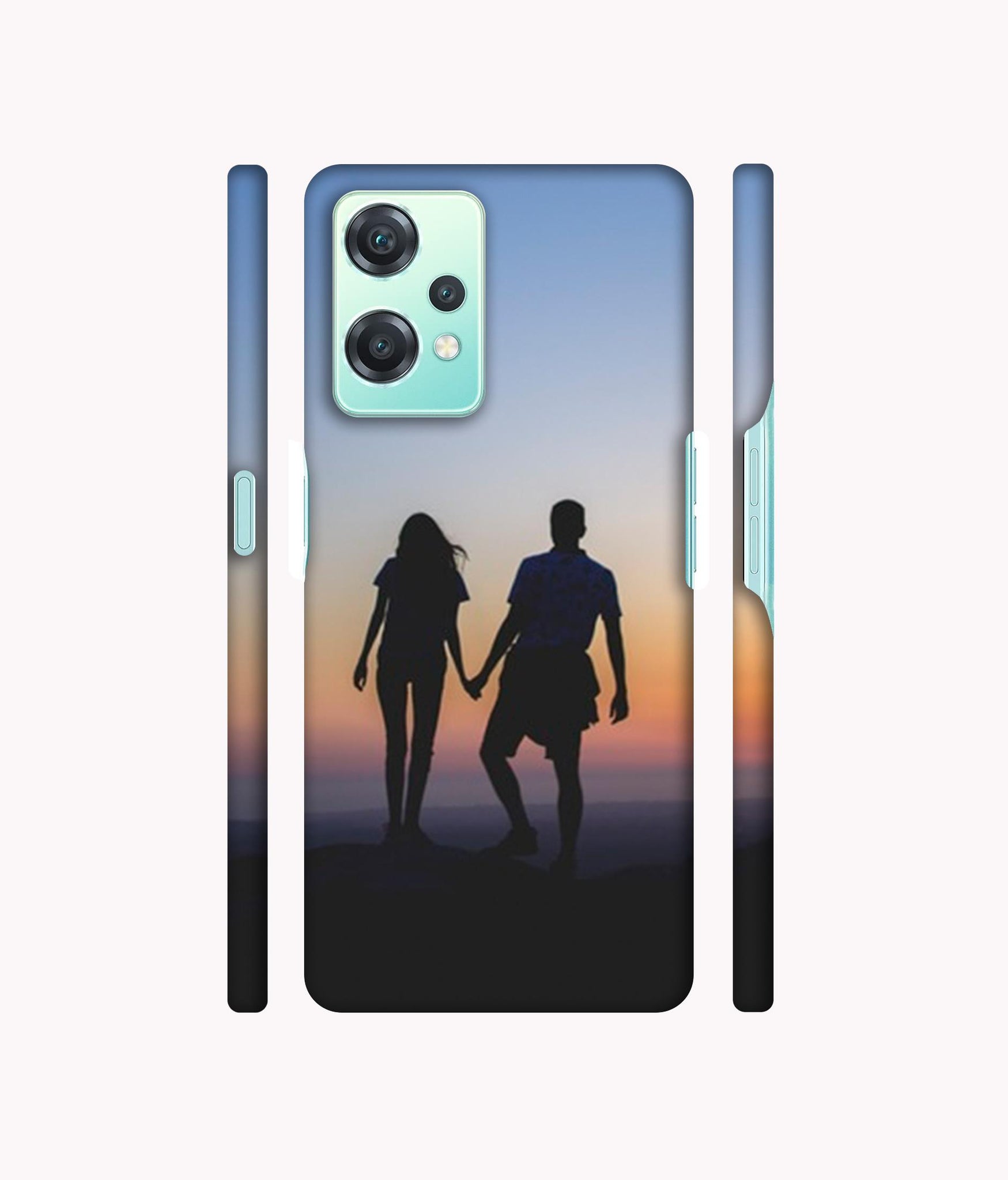 Couple On Beach Designer Hard Back Cover for Oneplus Nord CE 2 Lite 5G