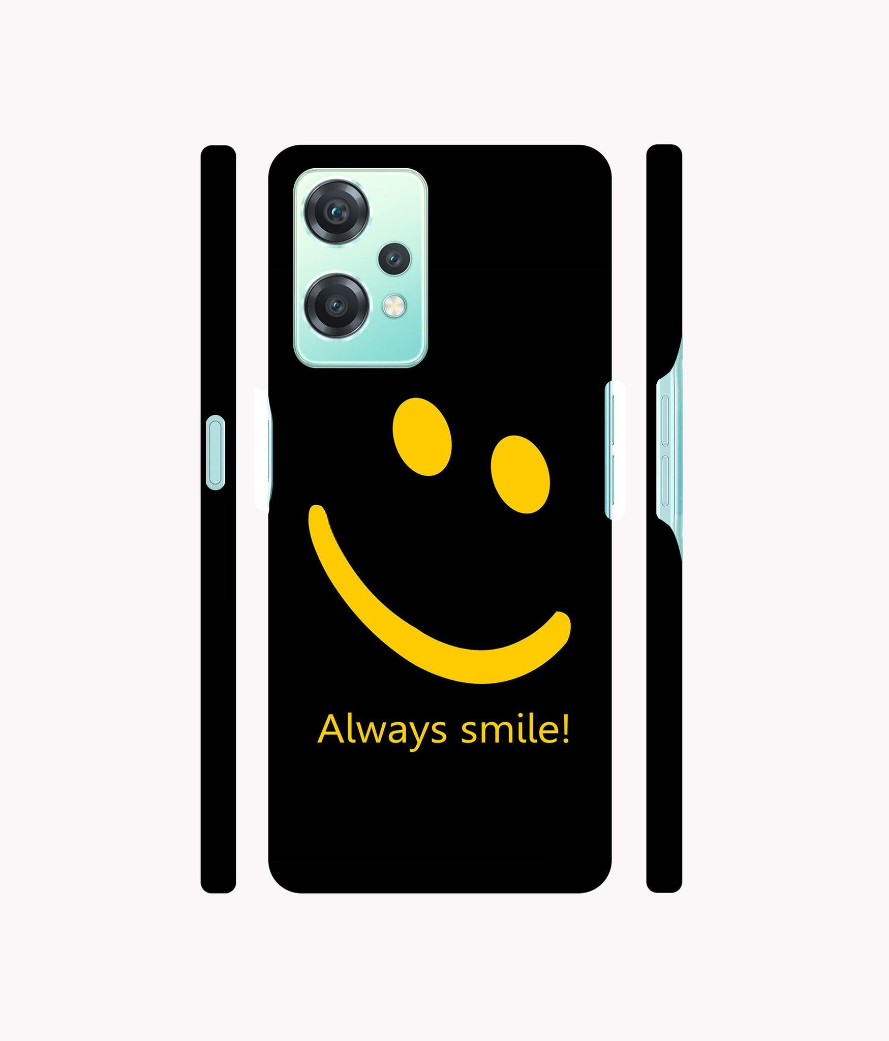 Always Smile Quote Designer Hard Back Cover for Oneplus Nord CE 2 Lite 5G
