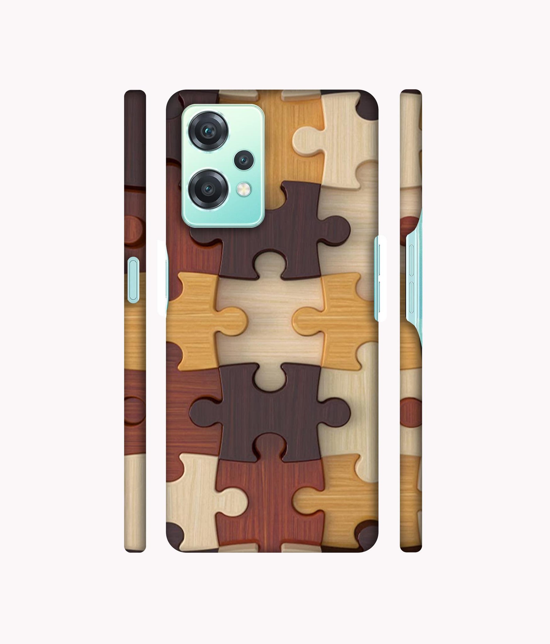 Puzzle Pattern Designer Hard Back Cover for Oneplus Nord CE 2 Lite 5G