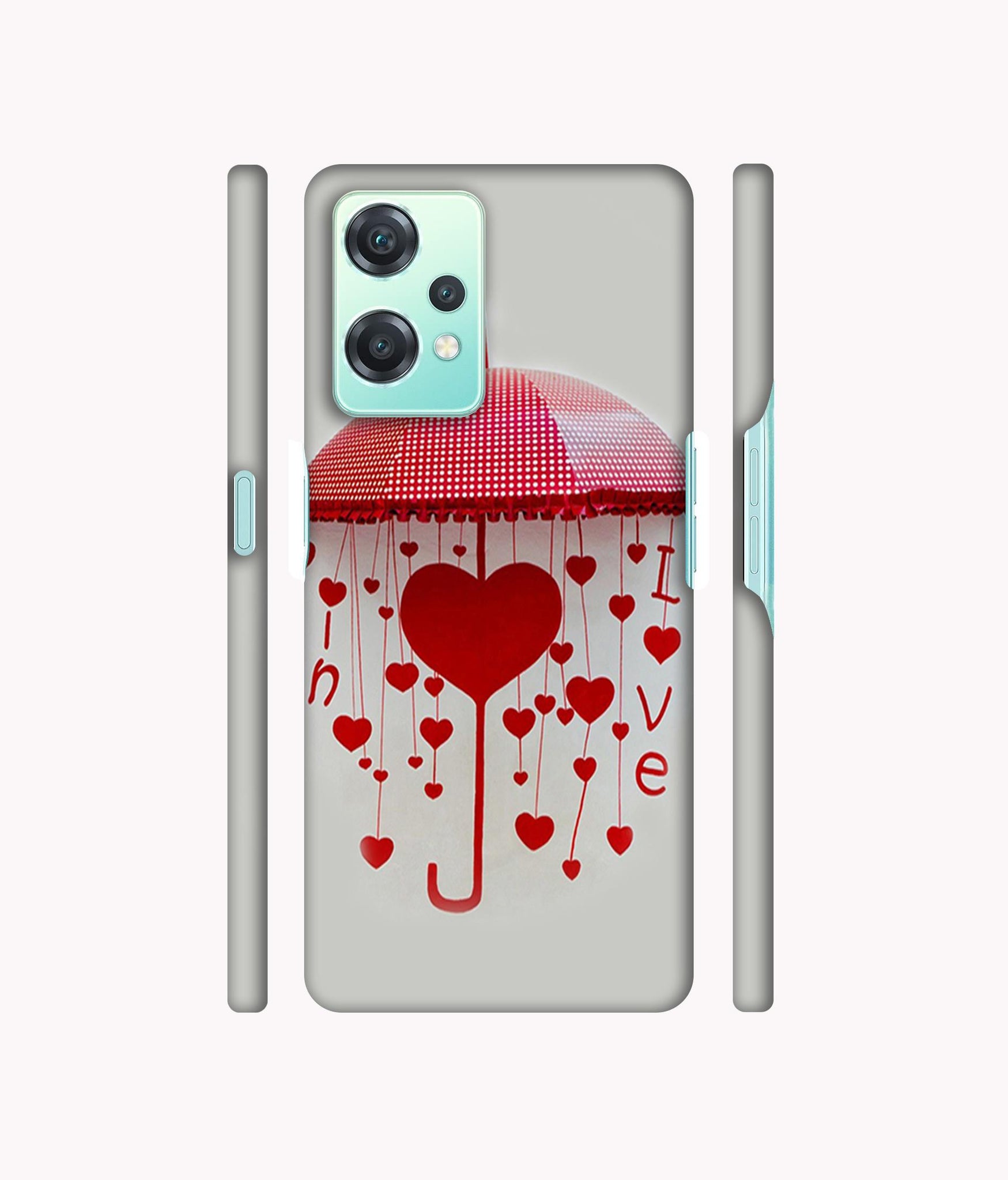 Love Heart Designer Hard Back Cover for Oneplus Nord CE 2 Lite 5G