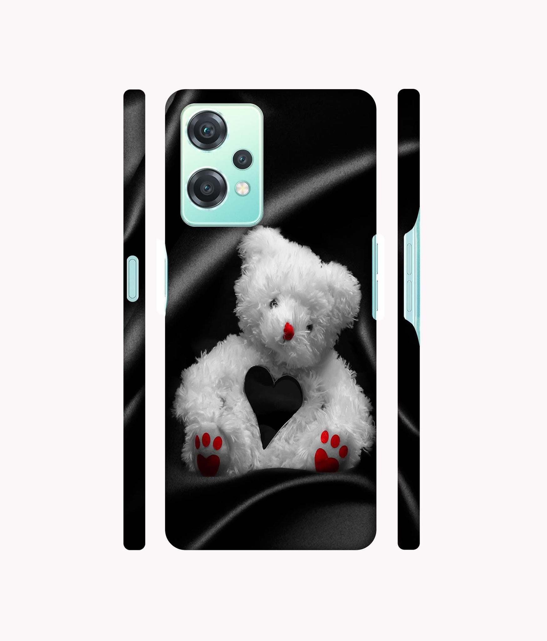 White Teddy Bear Designer Hard Back Cover for Oneplus Nord CE 2 Lite 5G