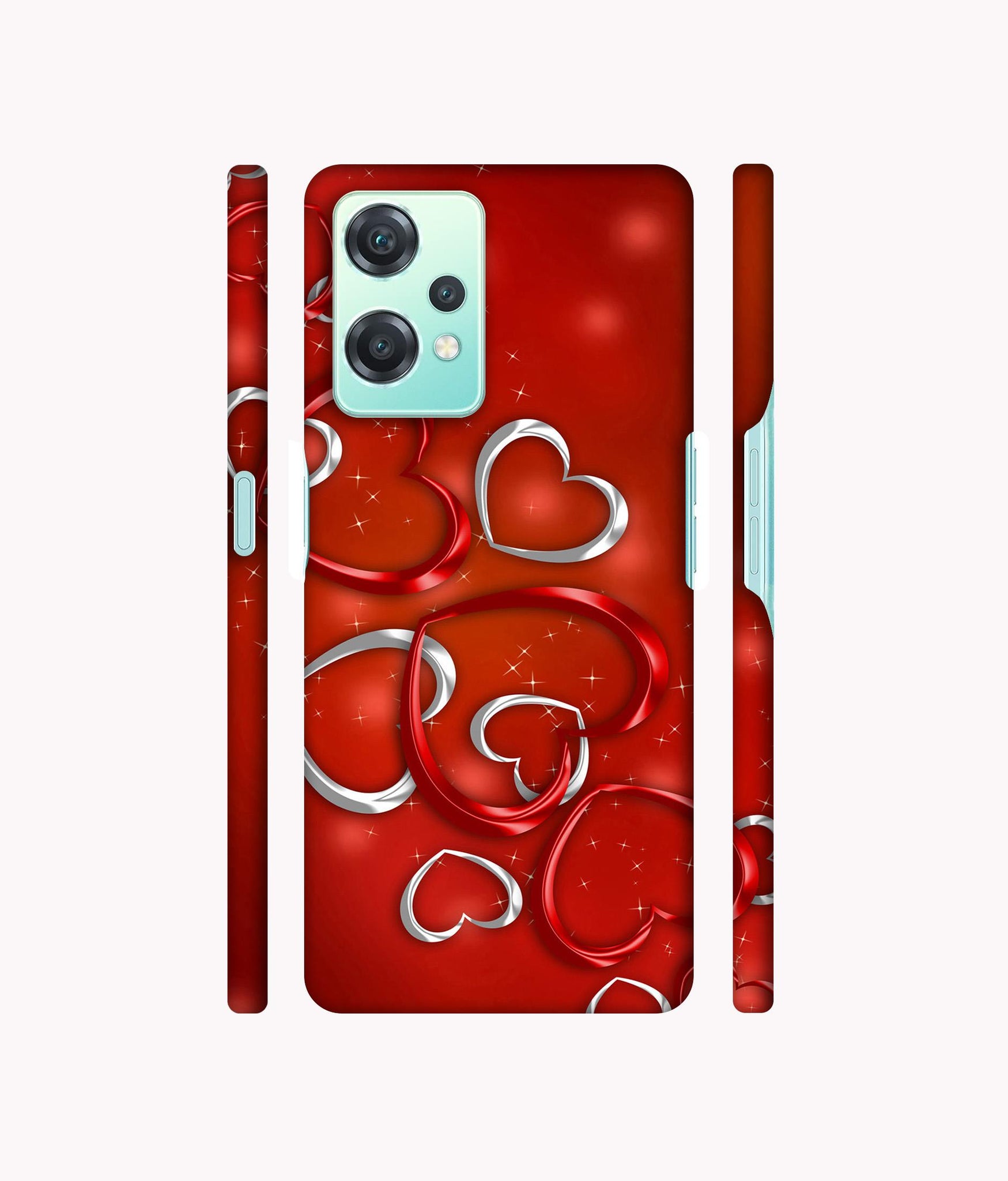 Hearts Designer Hard Back Cover for Oneplus Nord CE 2 Lite 5G