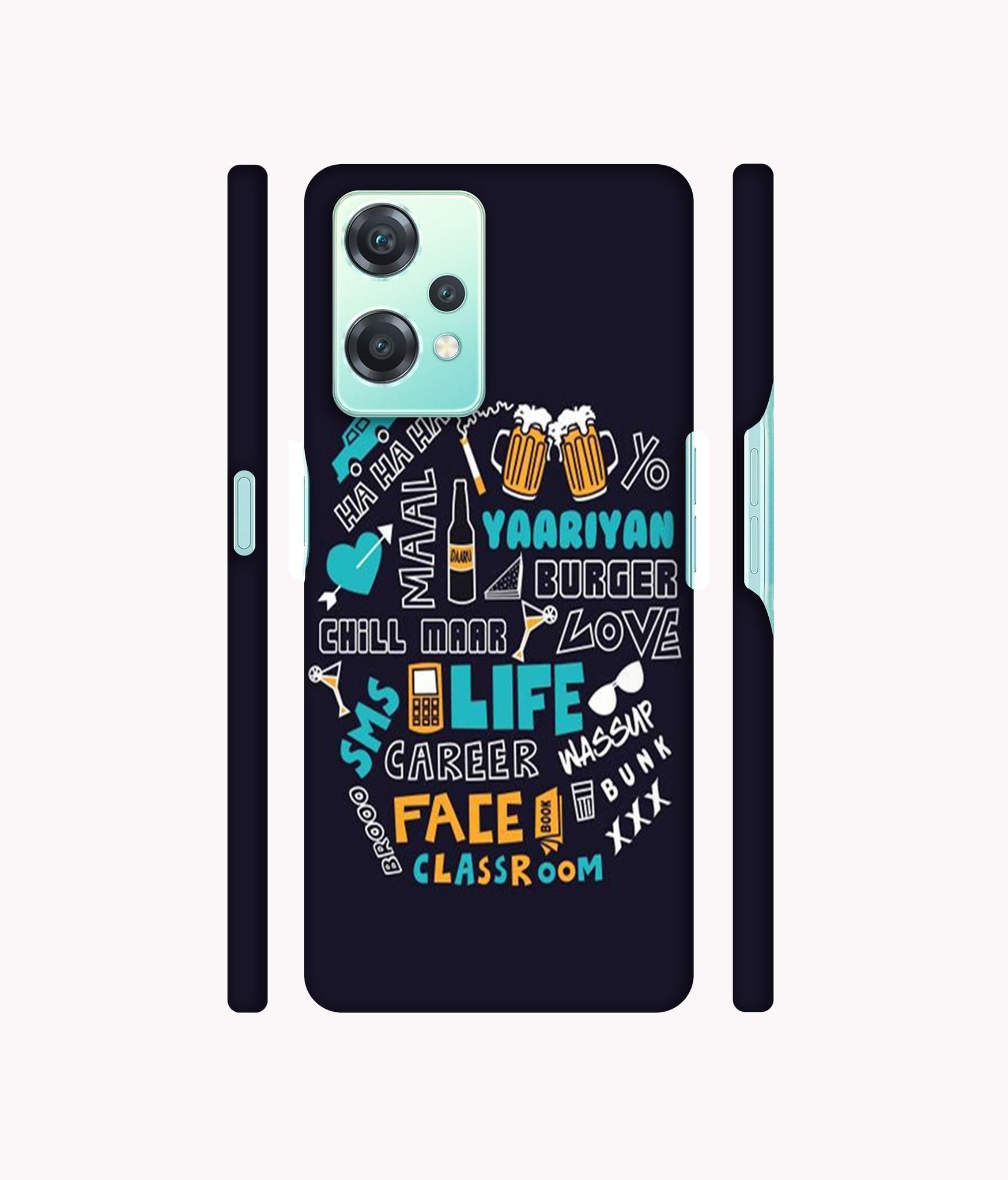 Funny Quote Designer Hard Back Cover for Oneplus Nord CE 2 Lite 5G