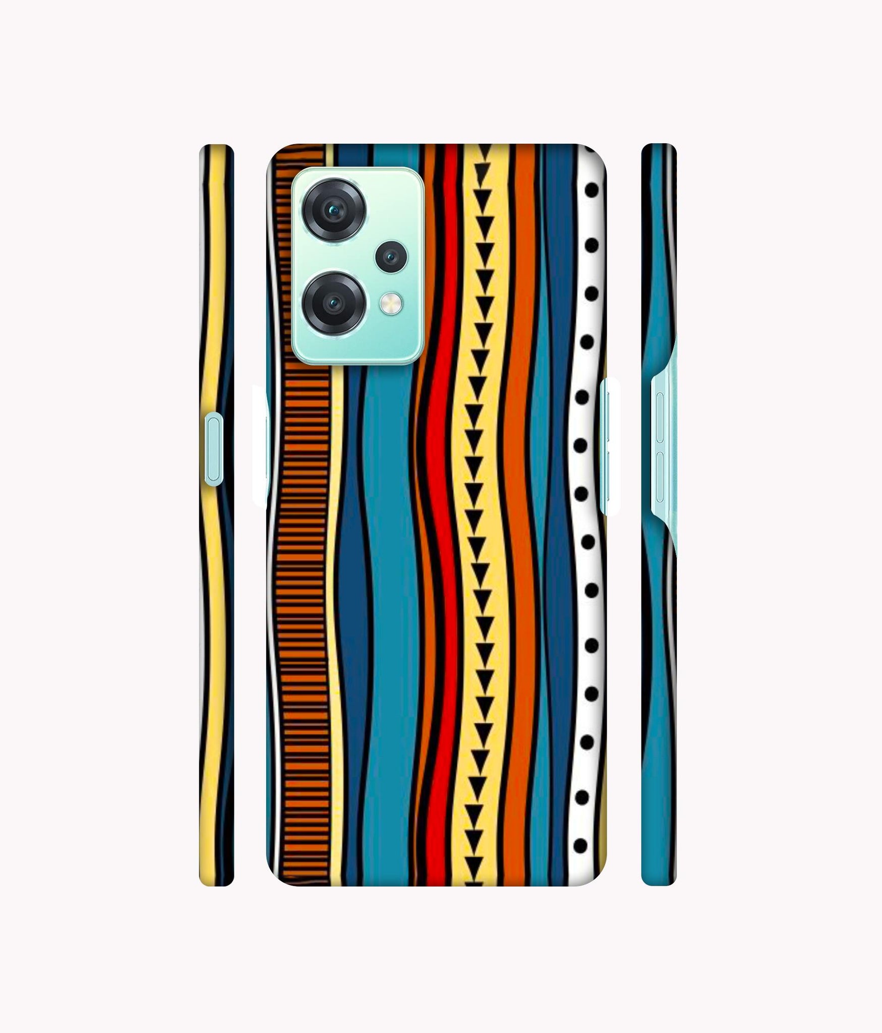 Rangoli Folk Art Designer Hard Back Cover for Oneplus Nord CE 2 Lite 5G