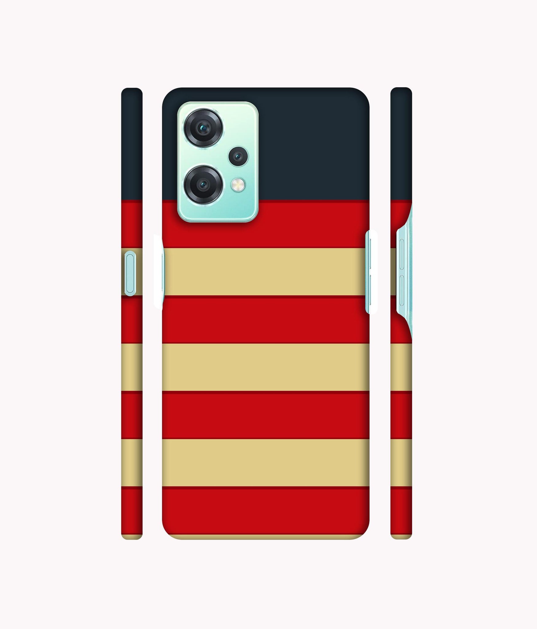 Multicolor Lines Designer Hard Back Cover for Oneplus Nord CE 2 Lite 5G