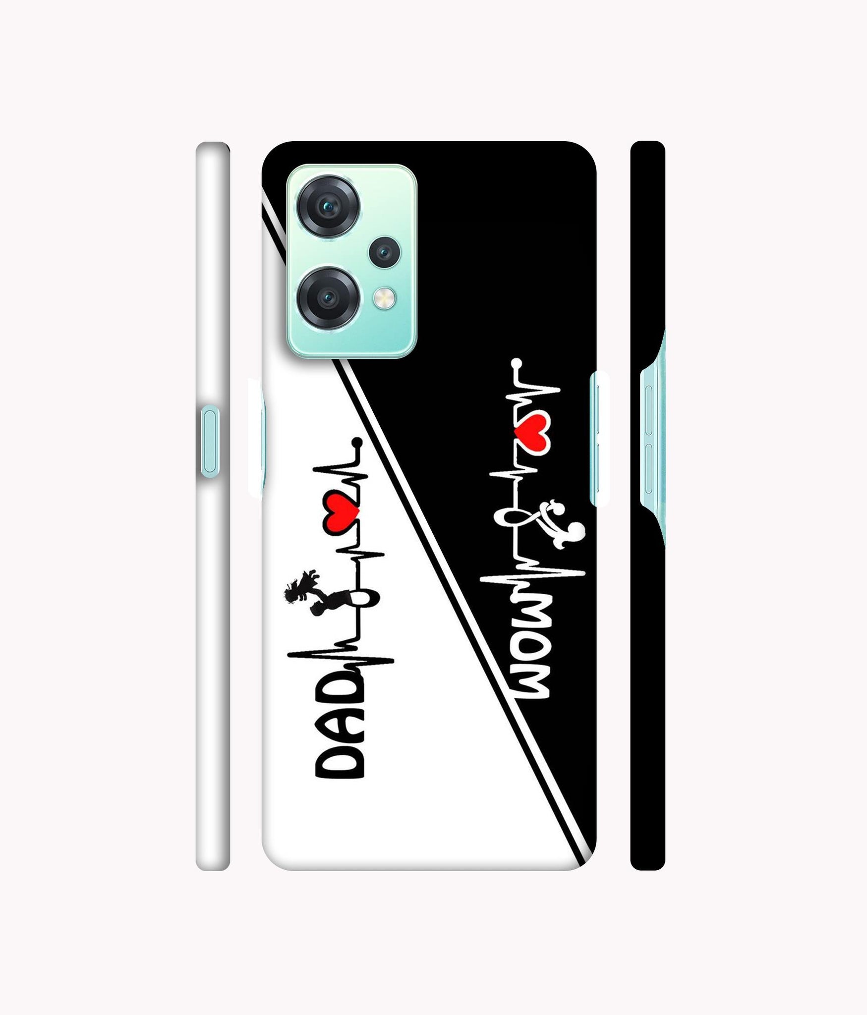 Mom and Dad Lover Designer Hard Back Cover for Oneplus Nord CE 2 Lite 5G