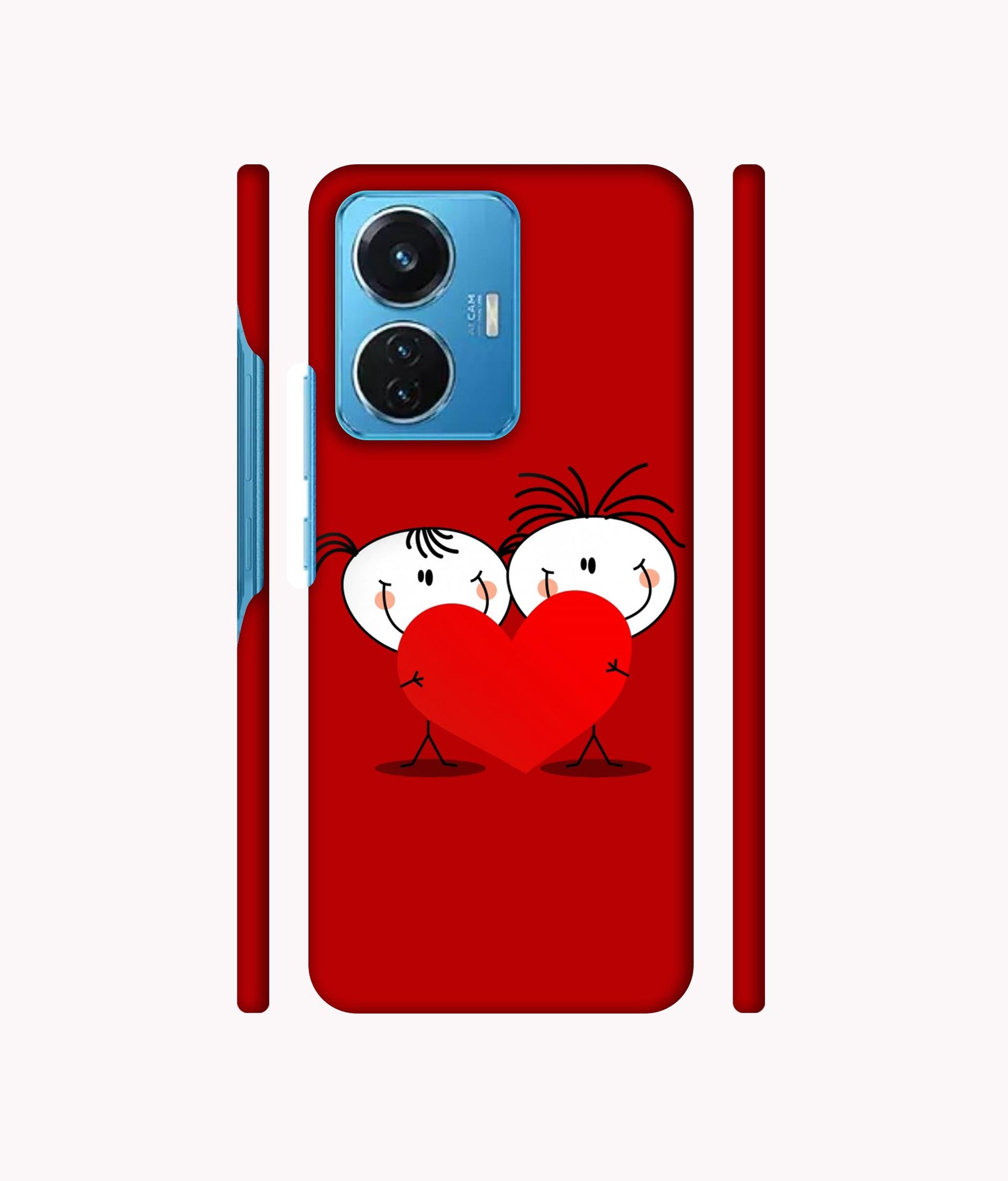 Valentines Day Designer Hard Back Cover for Vivo T1 44W 4G