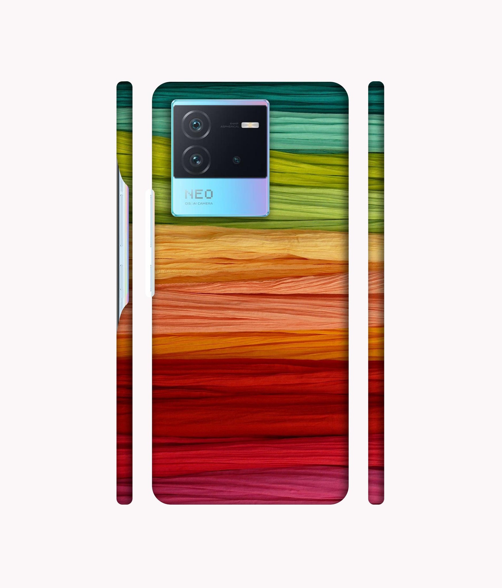 Colorful Thread Designer Hard Back Cover for IQOO Neo 6 5G