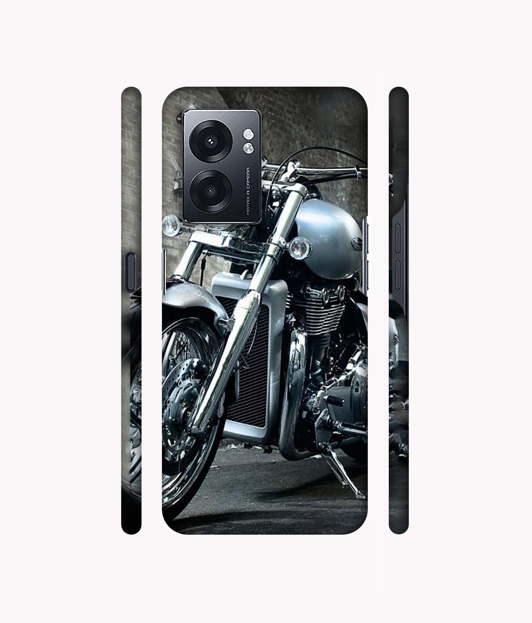 Motorcycle Designer Hard Back Cover for Realme Narzo 50 5G / Oppo K10 5G / Oppo A57 5G