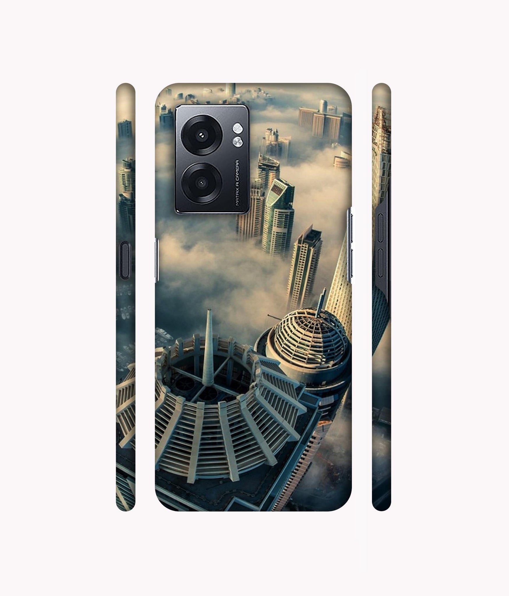 City Scapes Designer Hard Back Cover for Realme Narzo 50 5G / Oppo K10 5G / Oppo A57 5G
