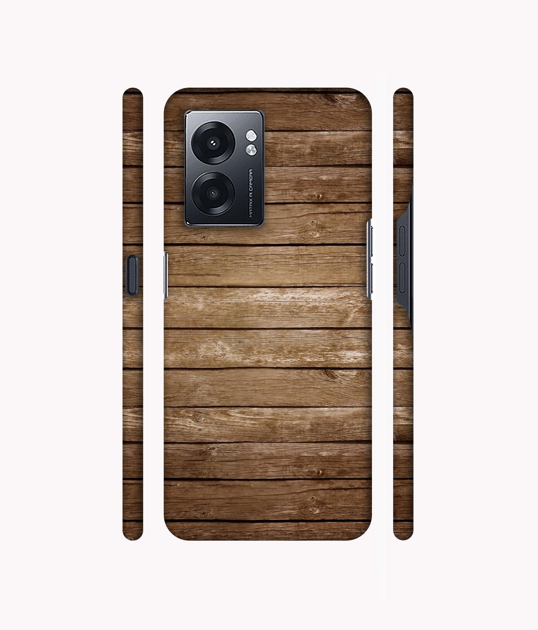 Wood Designer Hard Back Cover for Realme Narzo 50 5G / Oppo K10 5G / Oppo A57 5G