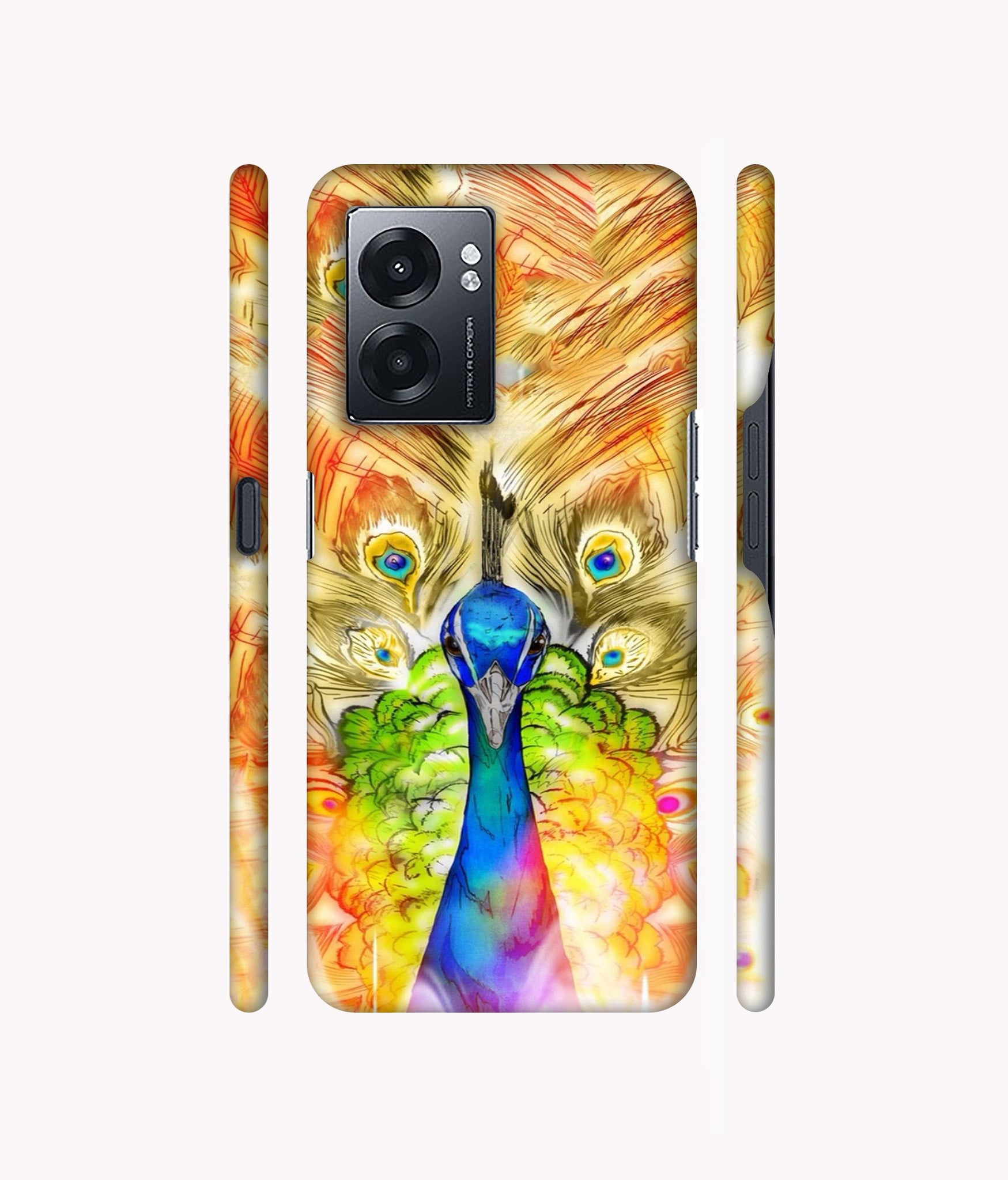Colorful Joy Pattern Designer Hard Back Cover for Realme Narzo 50 5G / Oppo K10 5G / Oppo A57 5G