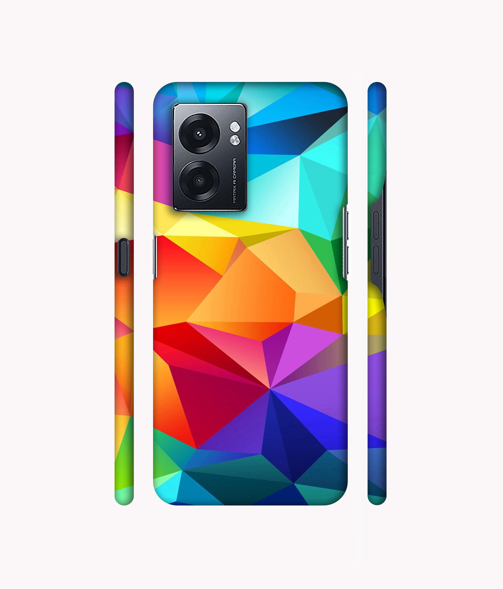 Colorful Pattern Designer Hard Back Cover for Realme Narzo 50 5G / Oppo K10 5G / Oppo A57 5G