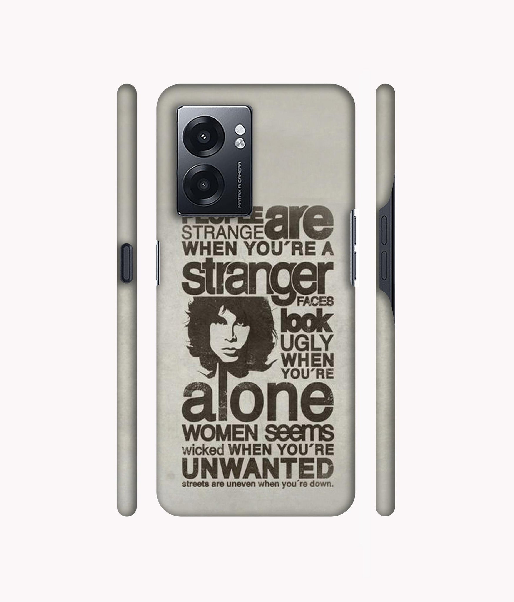 Quotes Pattern Designer Hard Back Cover for Realme Narzo 50 5G / Oppo K10 5G / Oppo A57 5G