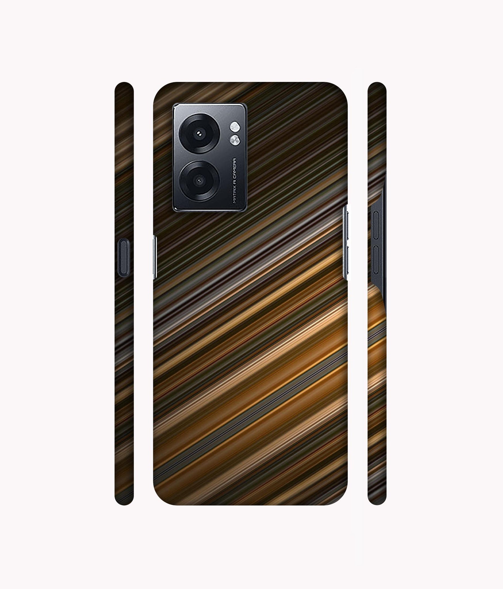 Stripes Designer Hard Back Cover for Realme Narzo 50 5G / Oppo K10 5G / Oppo A57 5G