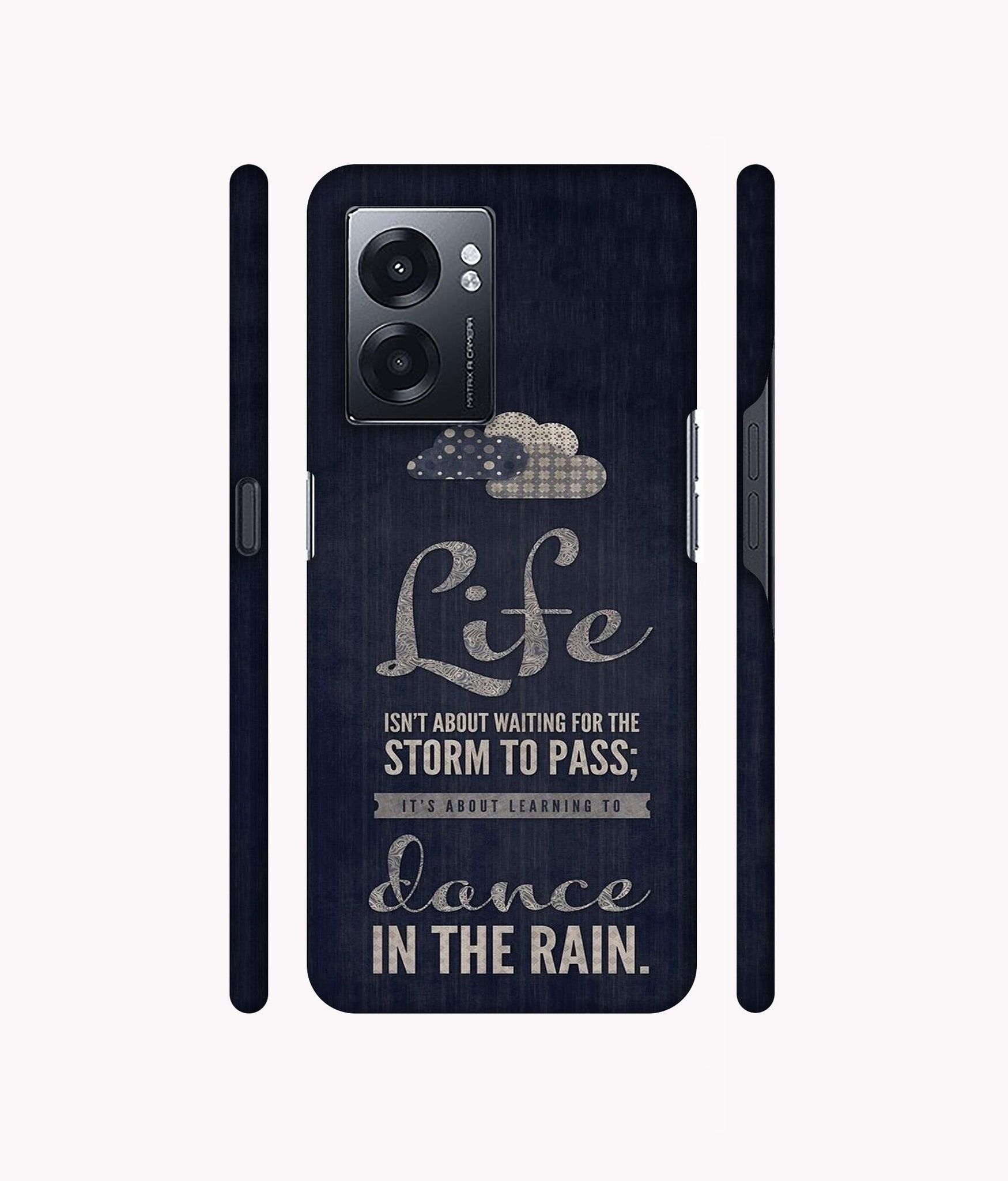 Life in The Rain Designer Hard Back Cover for Realme Narzo 50 5G / Oppo K10 5G / Oppo A57 5G