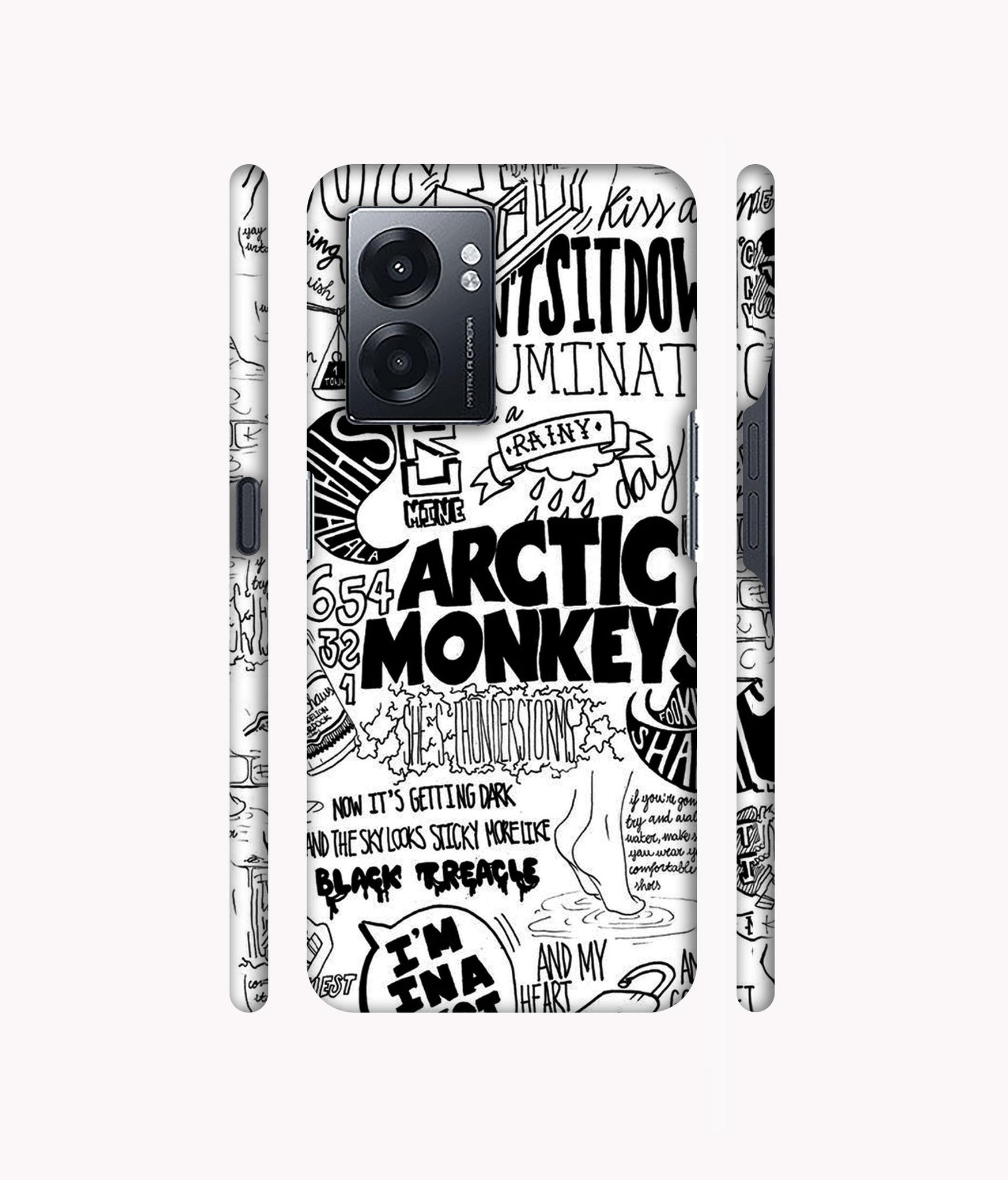Arctic Monkeys Pattern Designer Hard Back Cover for Realme Narzo 50 5G / Oppo K10 5G / Oppo A57 5G