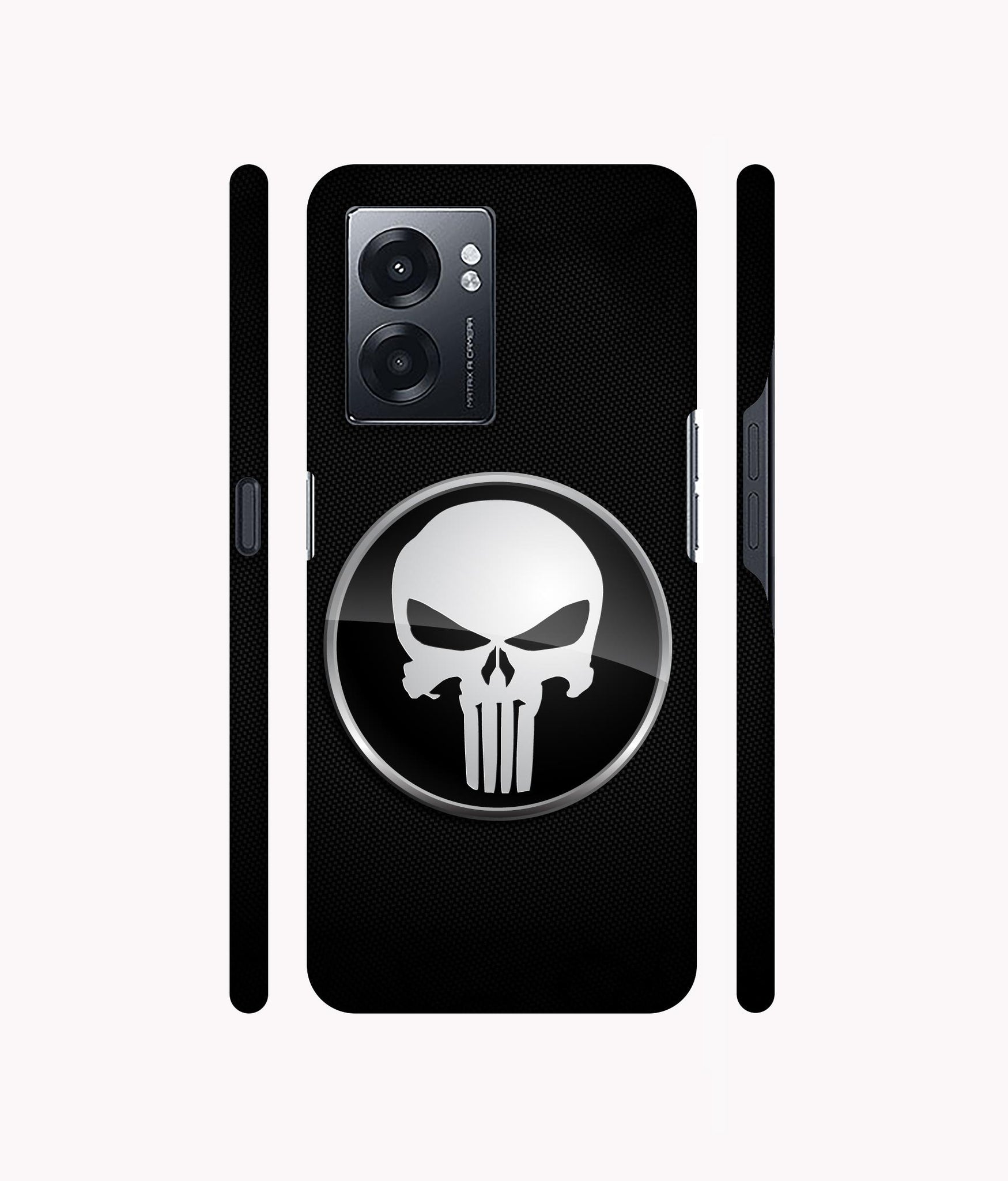 Skull Pattern Designer Hard Back Cover for Realme Narzo 50 5G / Oppo K10 5G / Oppo A57 5G